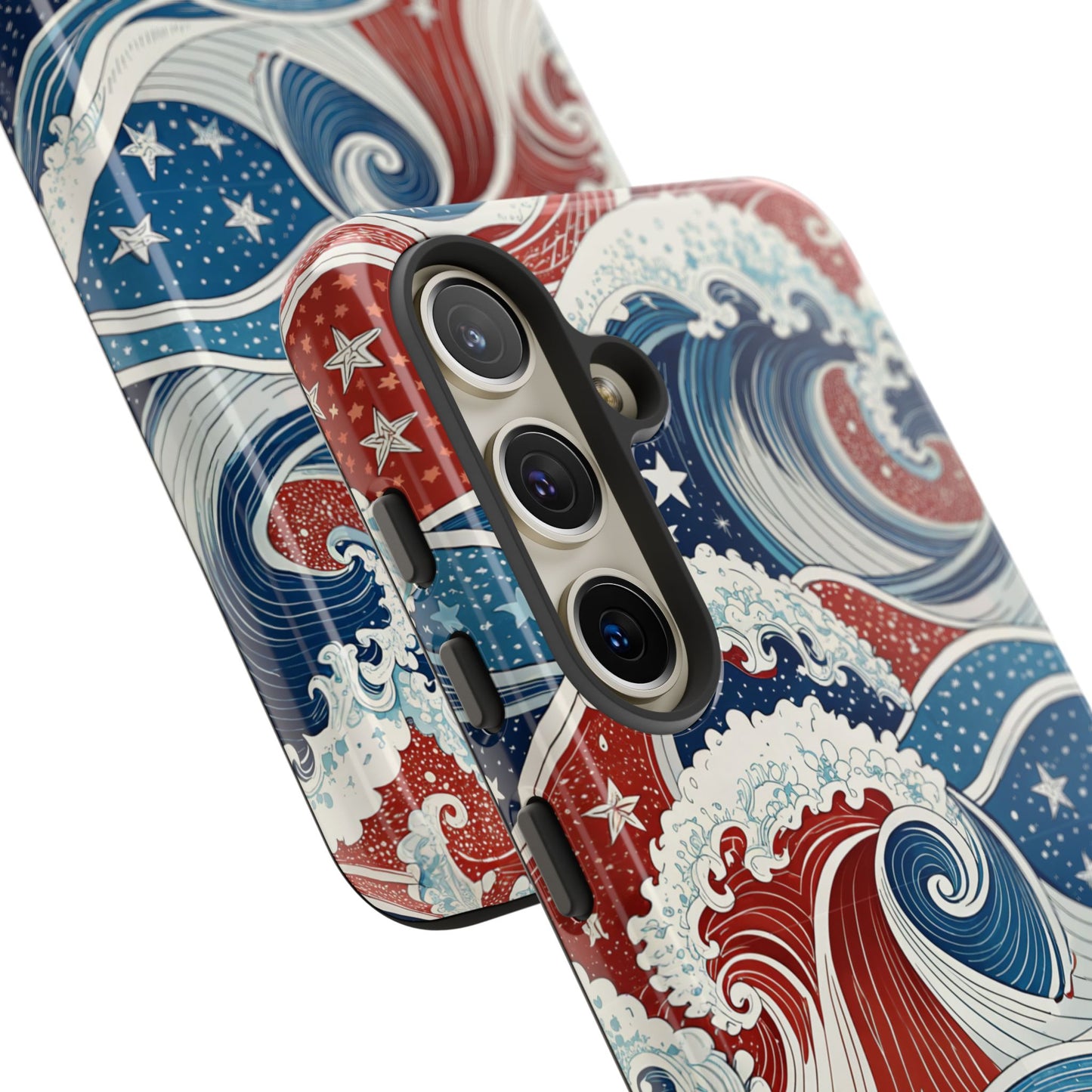 Patriotic Waves Samsung Tough Case Phone Case