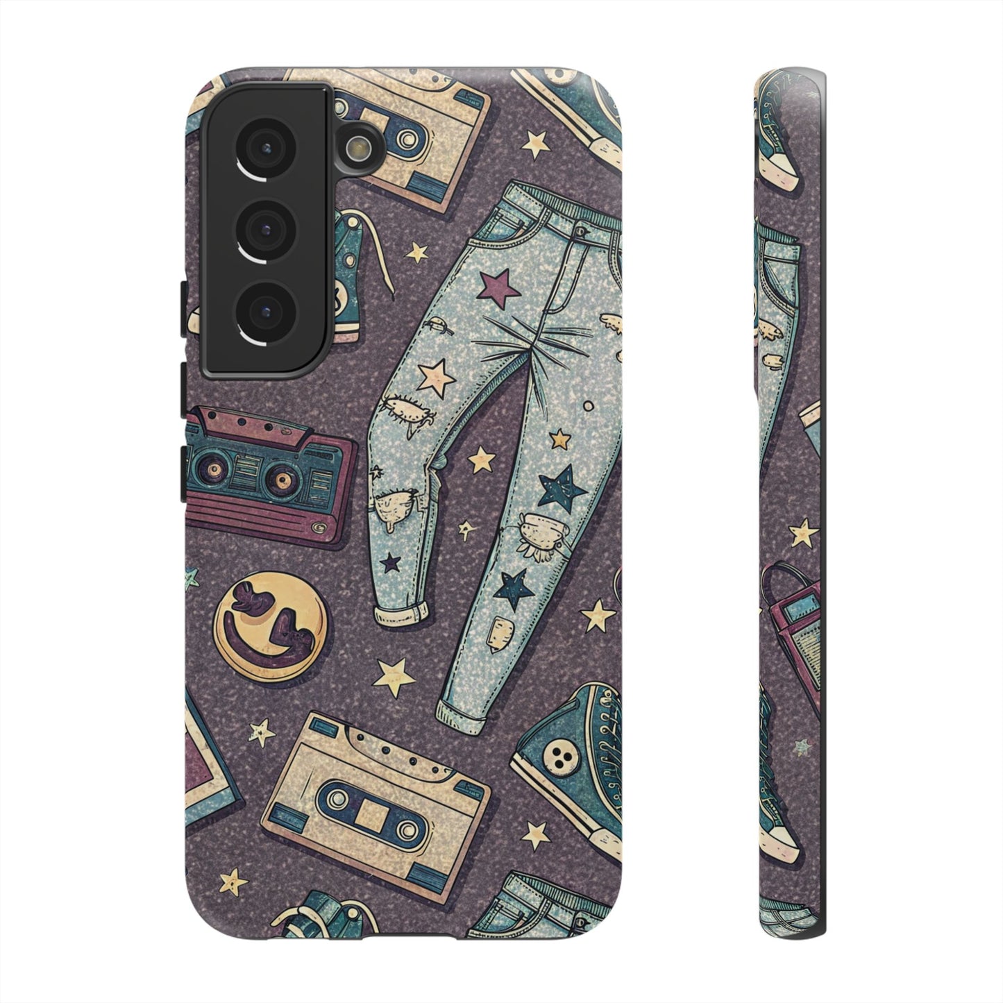 90s Cassette Collage Samsung Tough Phone Case