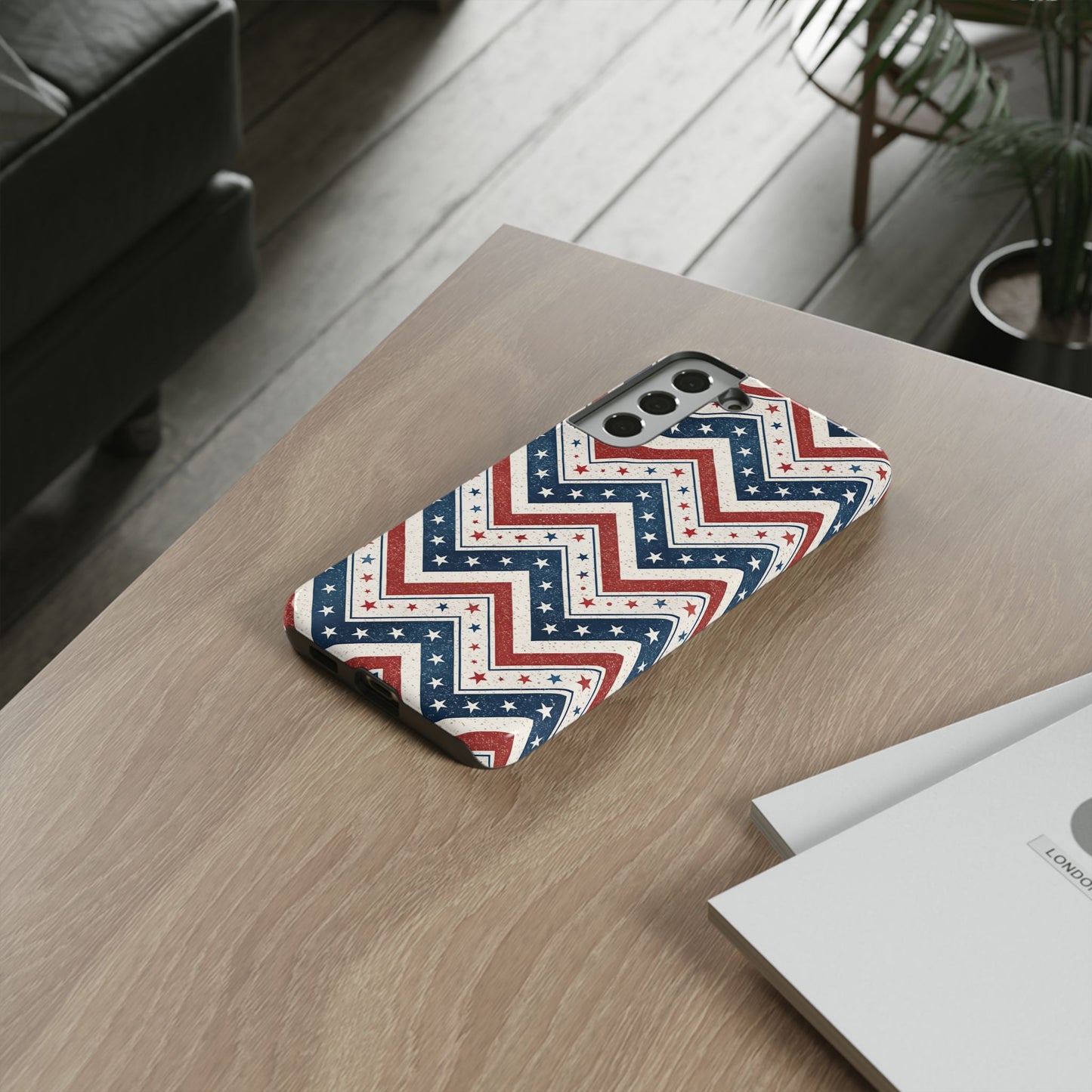 Vintage Patriotic Stars and Stripes Samsung Phone Case