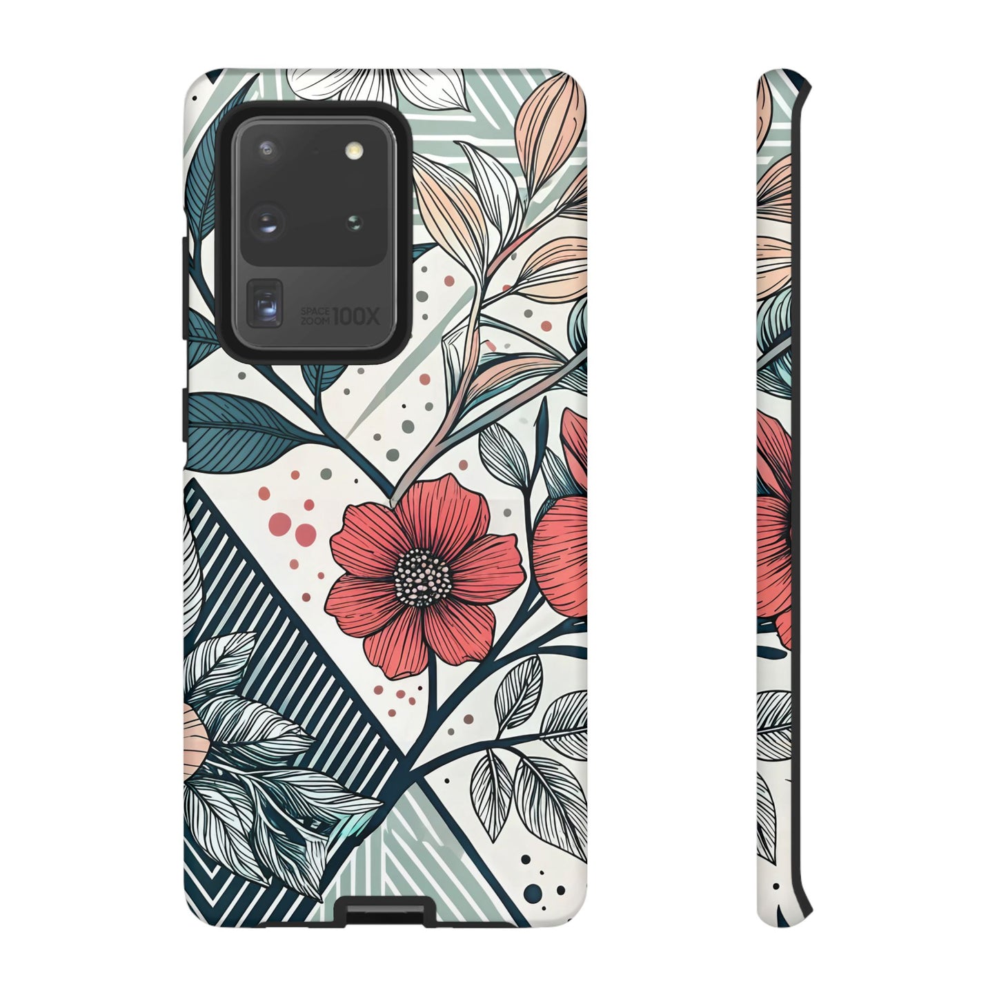 Geometric Flower Samsung Case