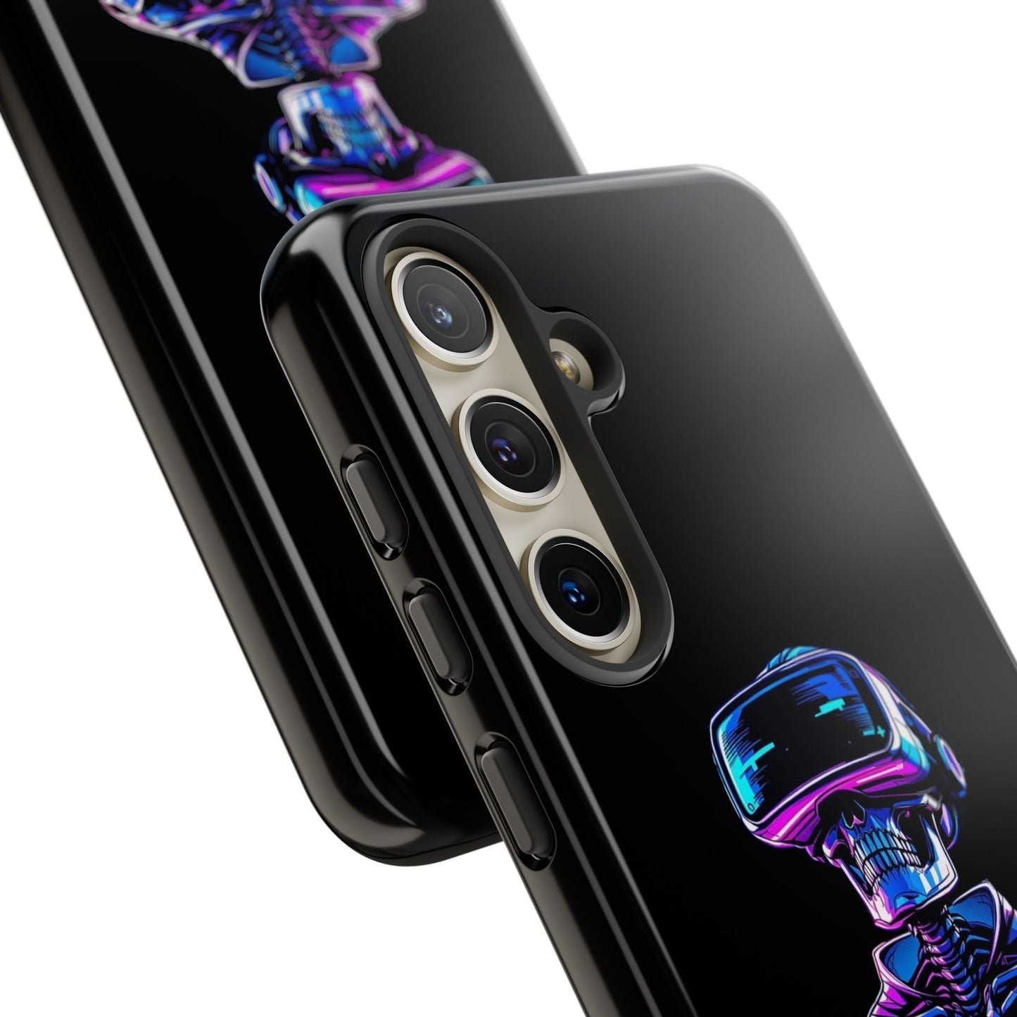Samsung phone case with Virtual Legend Gamer 3D design, shock-absorbing and durable protection