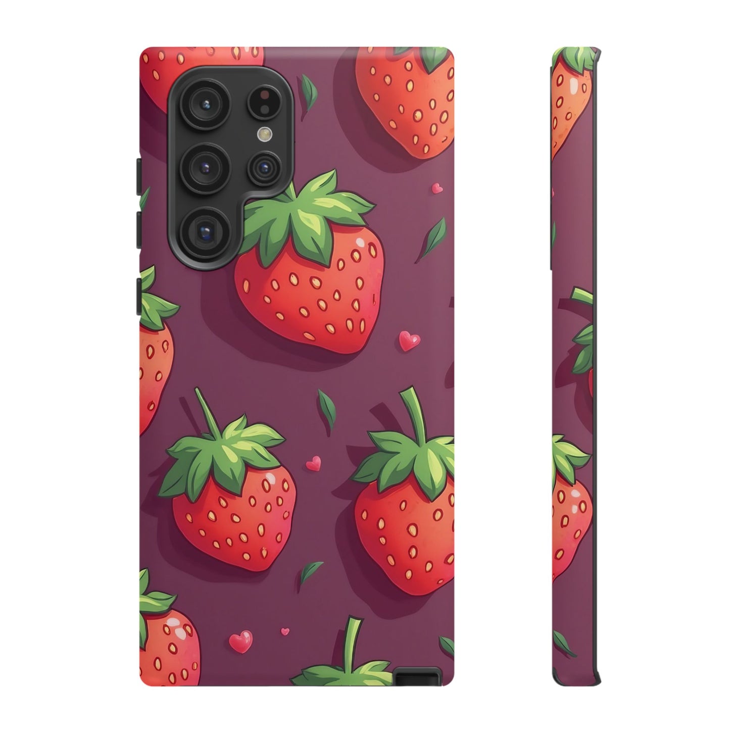Strawberry Design Samsung Tough Phone Case