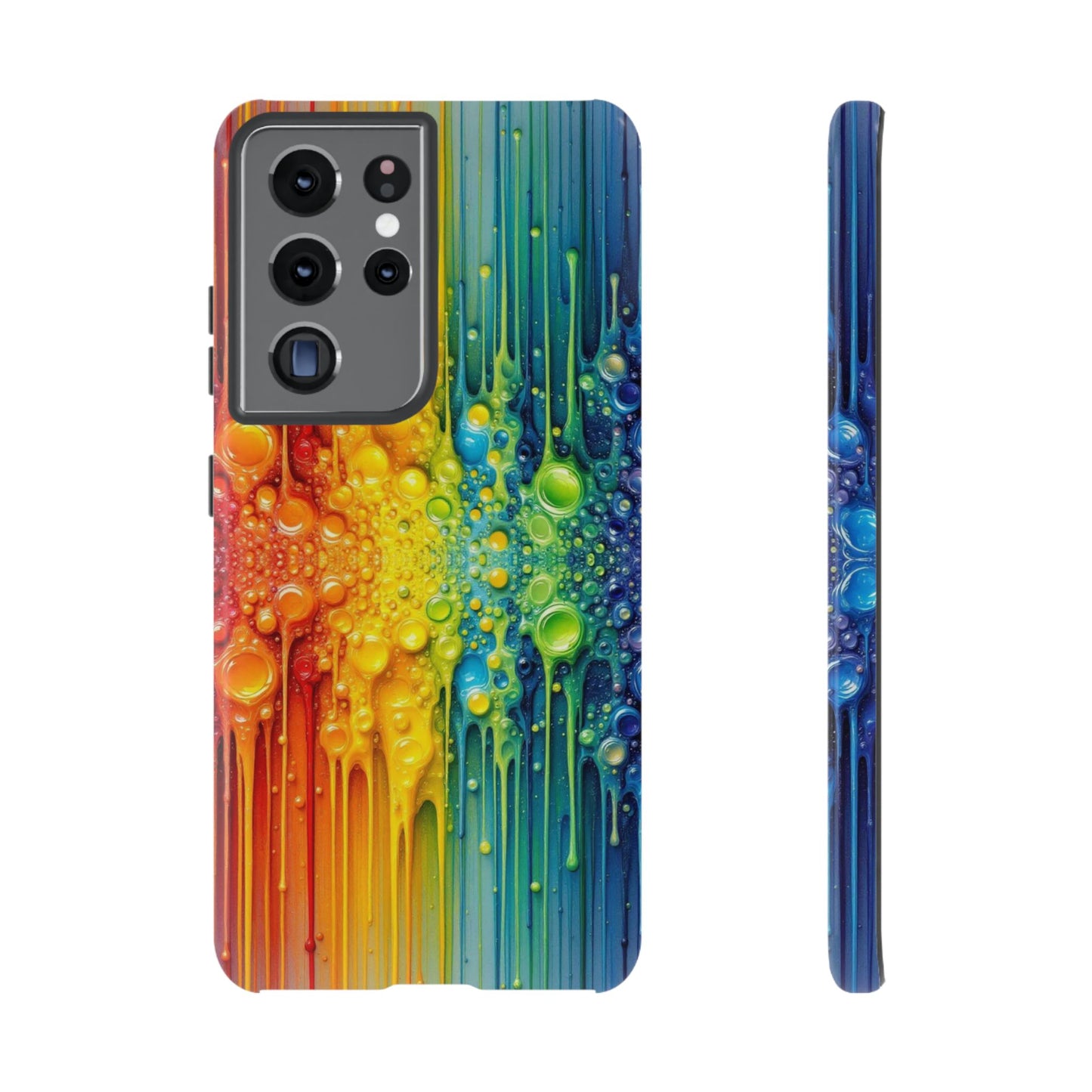 Rainbow Paint Splash Samsung Tough Case