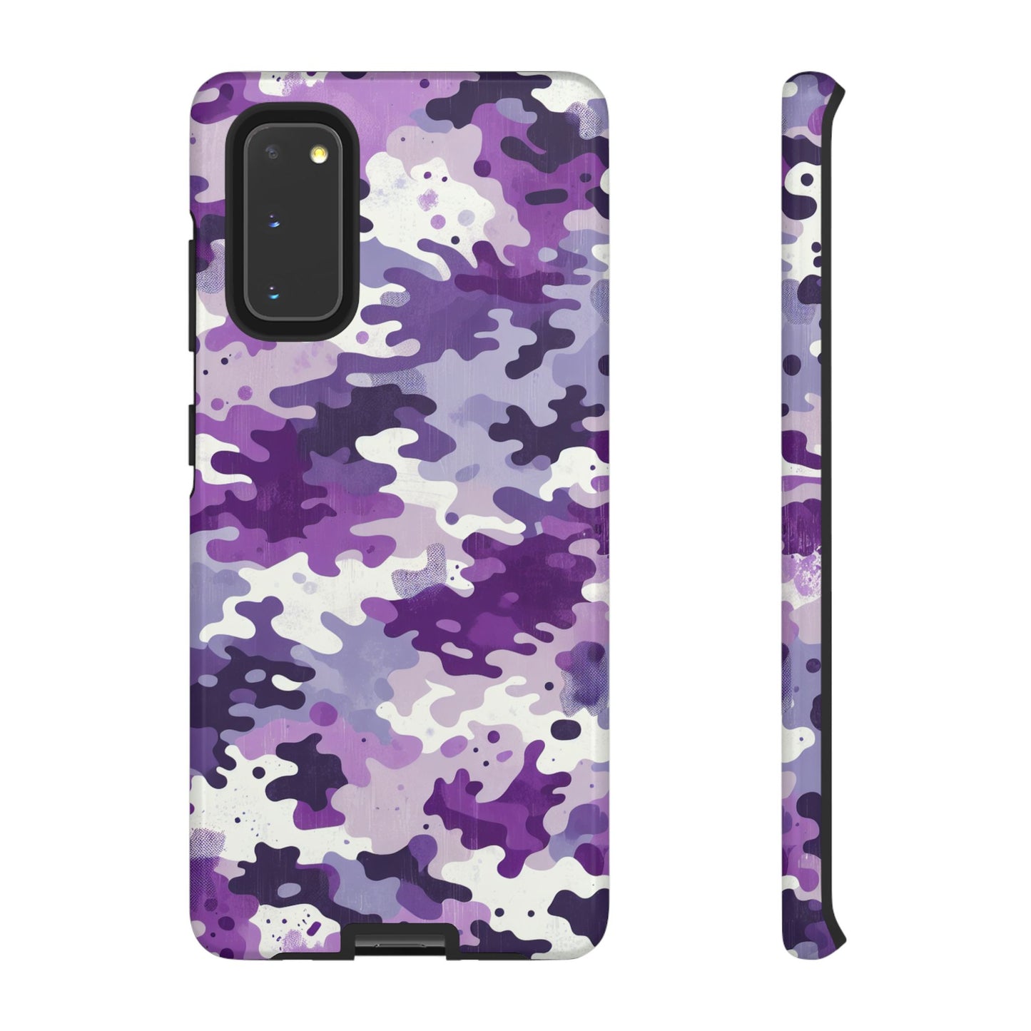 Purple Camouflage Samsung Phone Case