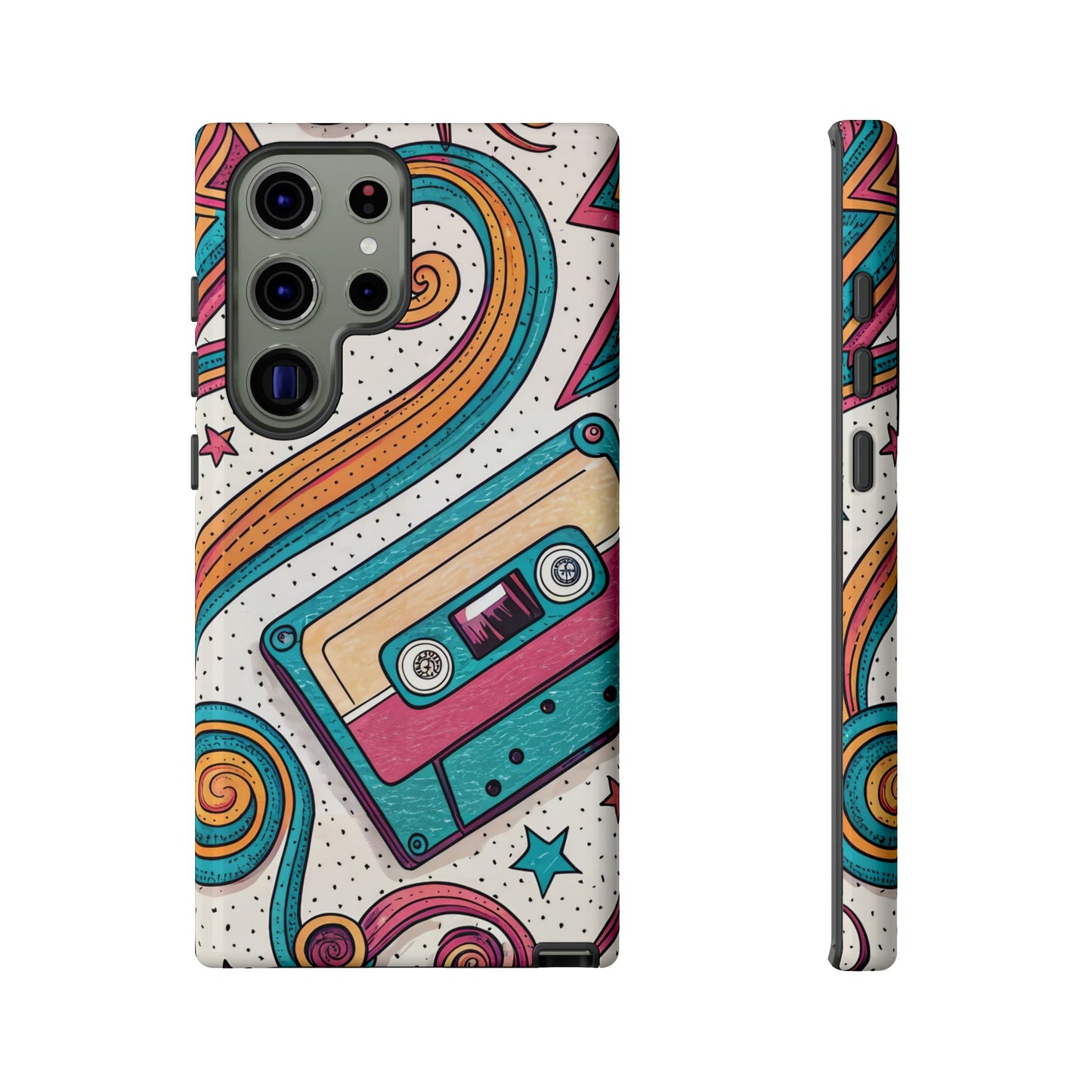 Retro Cassette Samsung Tough Phone Case