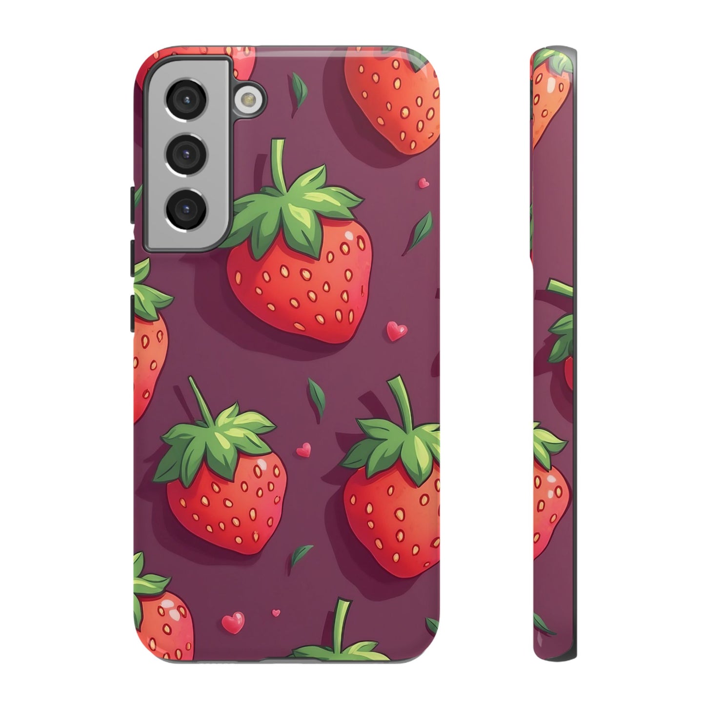 Strawberry Design Samsung Tough Phone Case