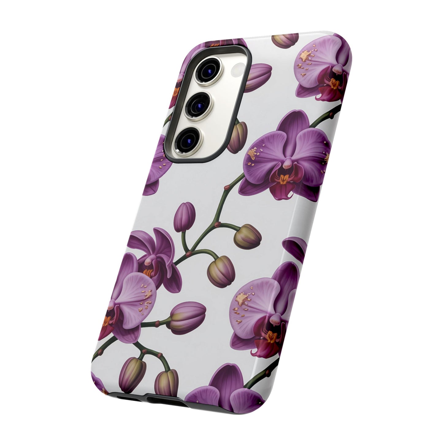 Purple Orchid Design Samsung Tough Case