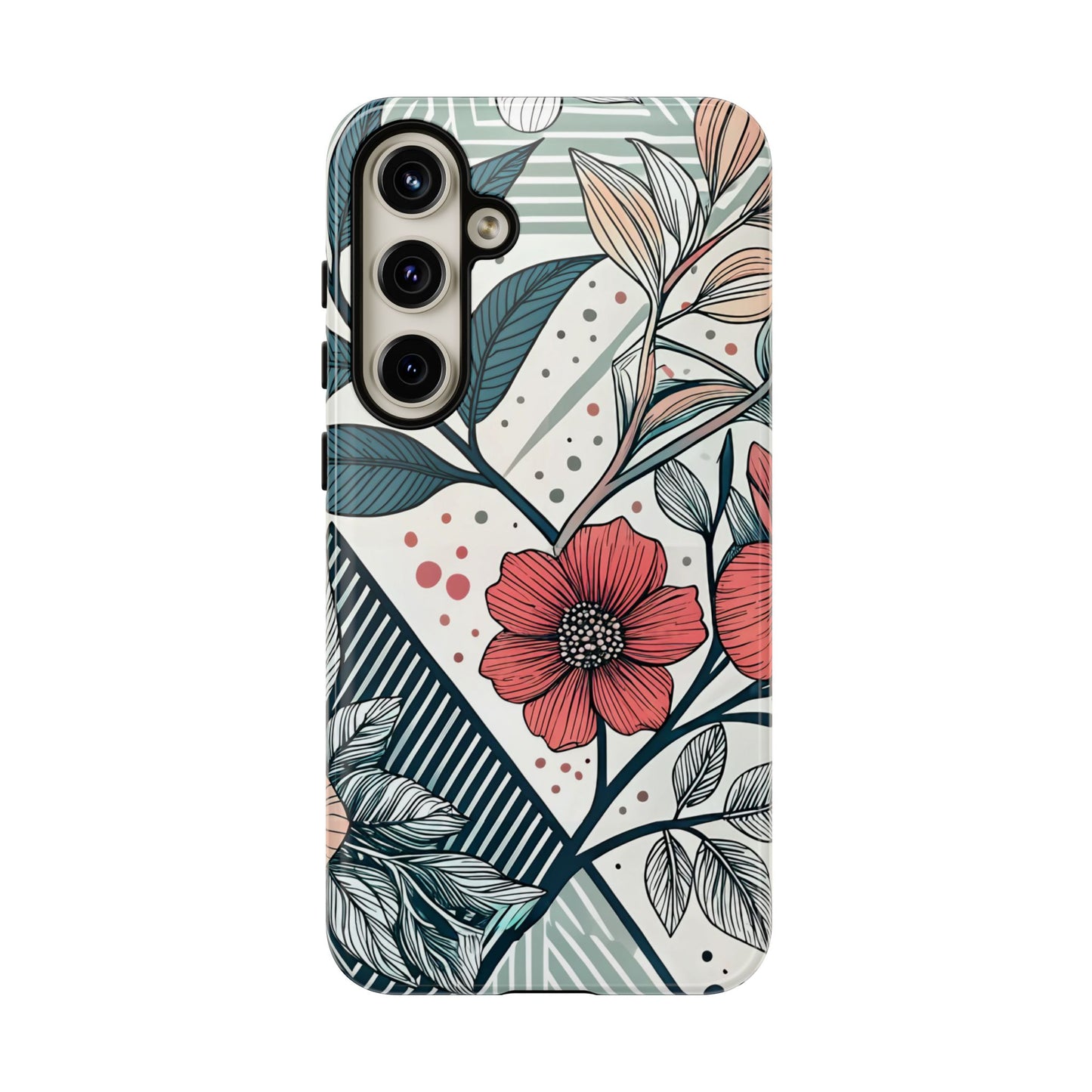 Geometric Flower Samsung Case