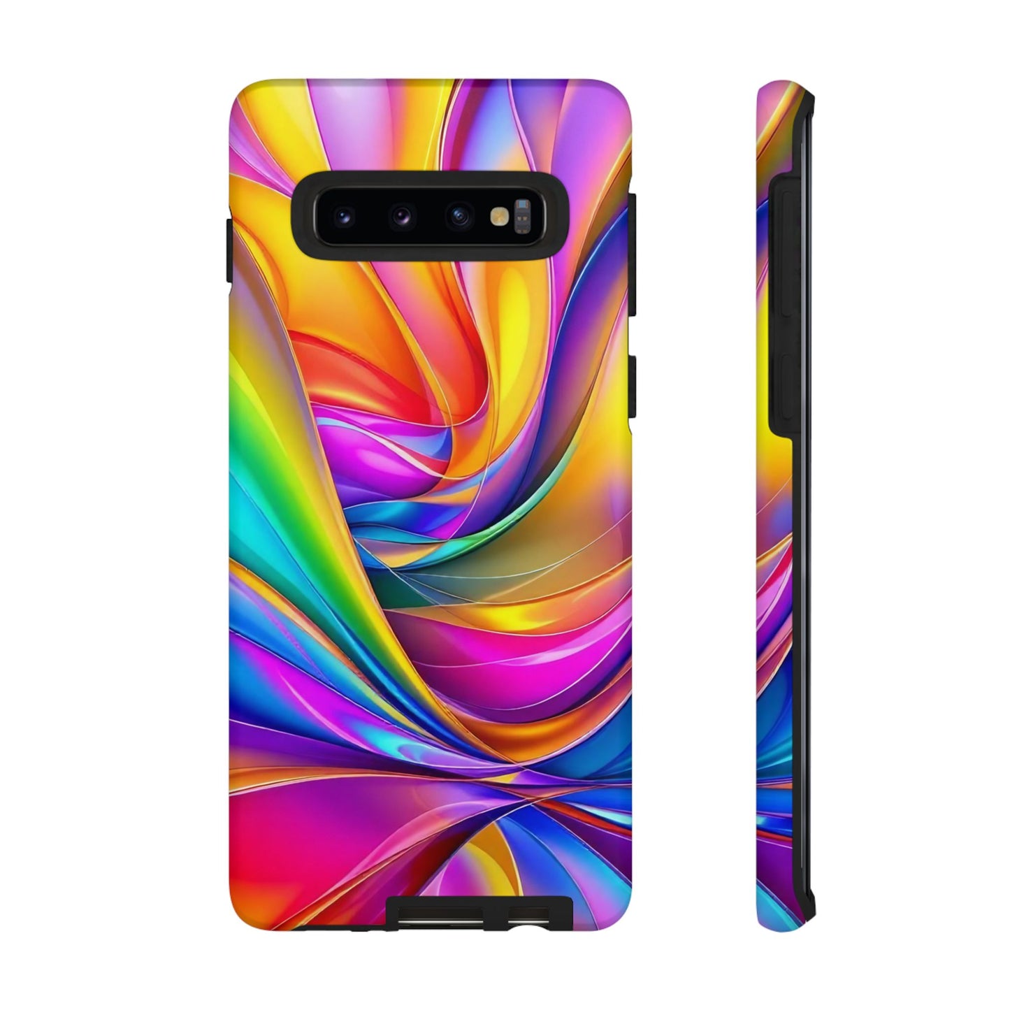 Deconstructed Rainbow Wave Samsung Tough Case