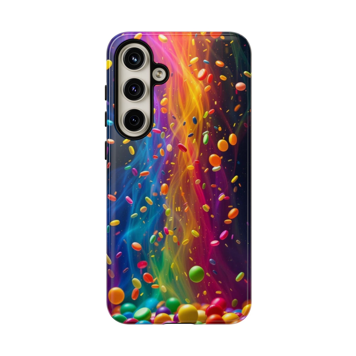 Rainbow Candy Rain Tough Phone Case