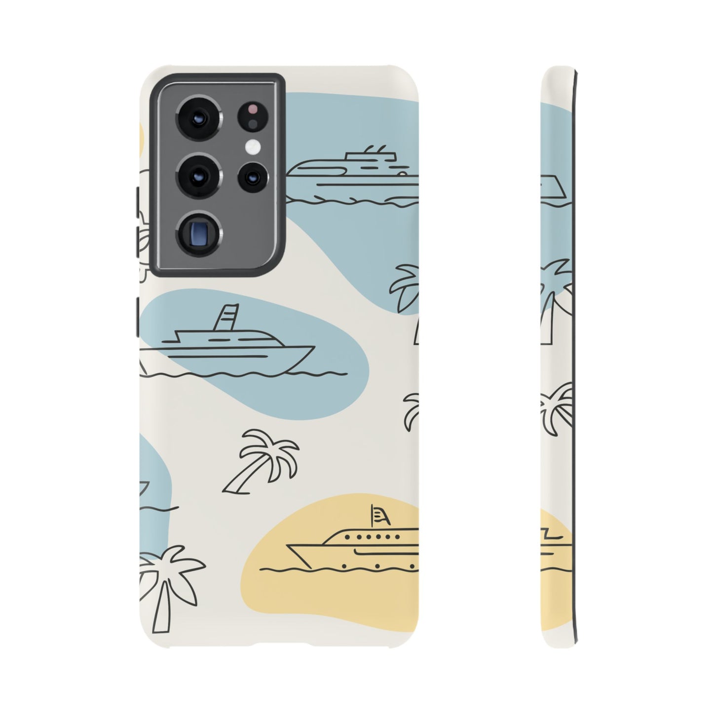 Retro Cruise Vacation Samsung Tough Phone Case