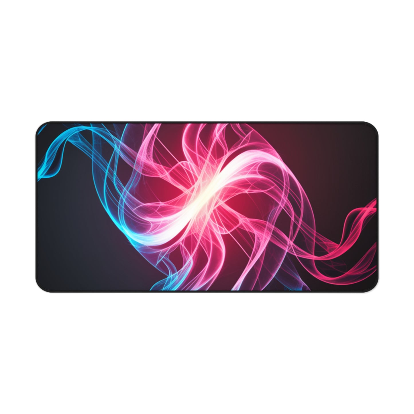 Red White Blue Swirl Desk Mat