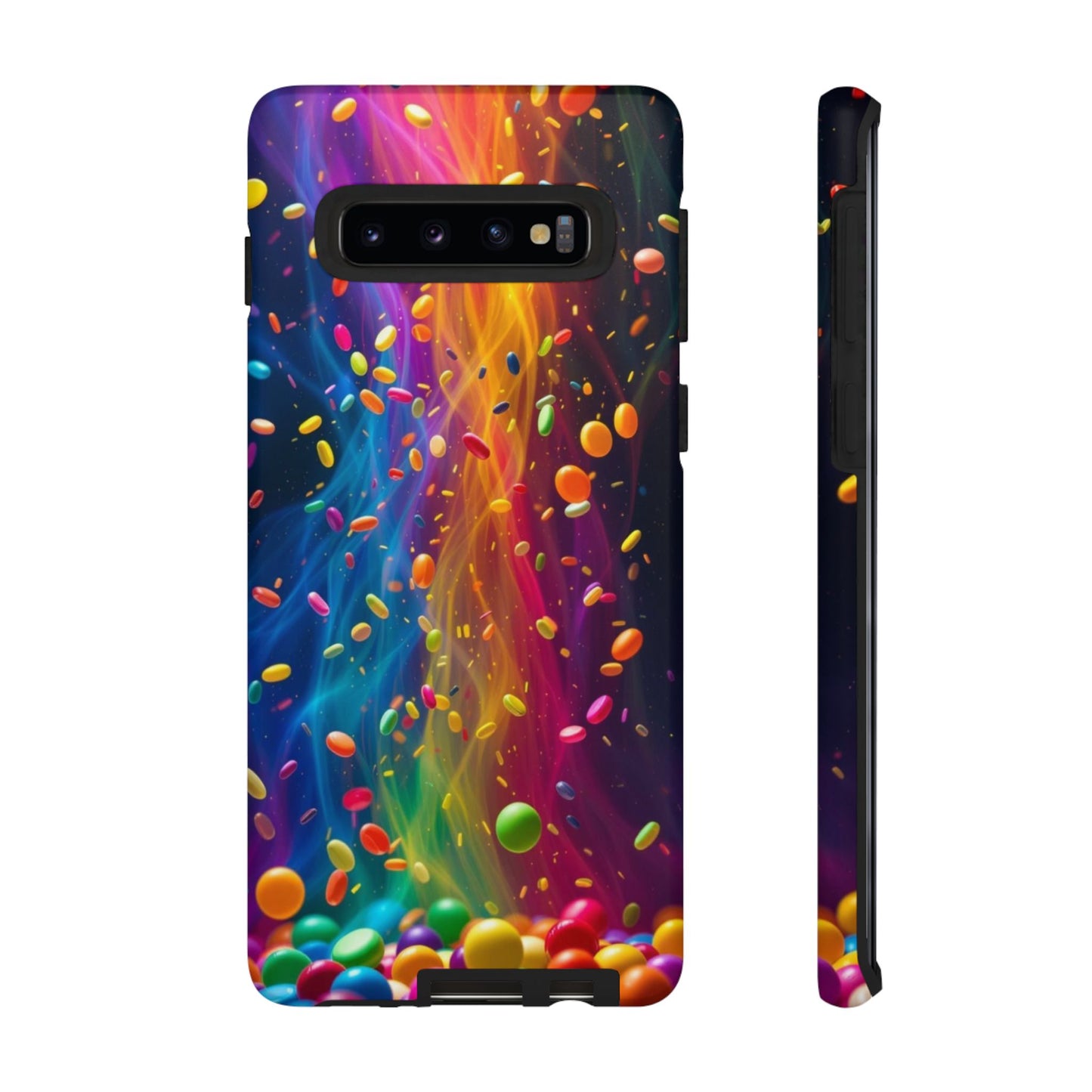 Rainbow Candy Rain Tough Phone Case