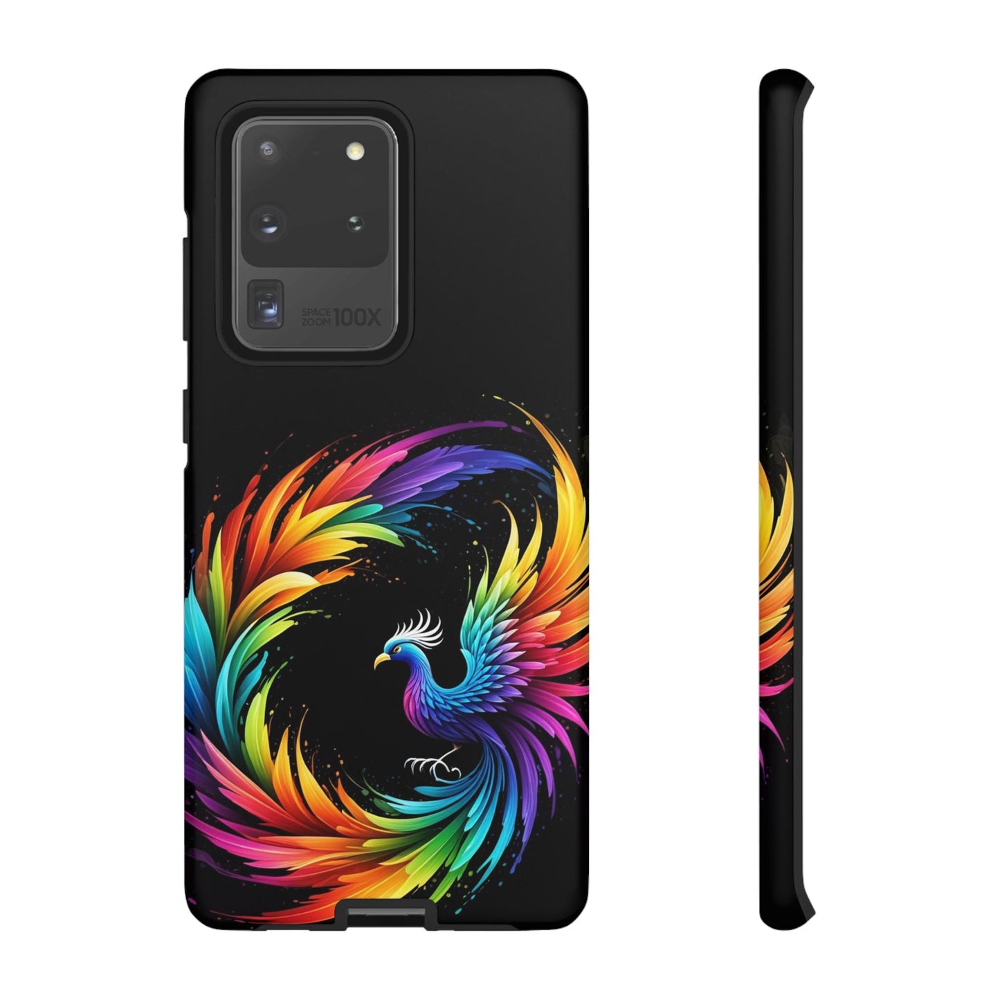 Rainbow Phoenix Design Samsung Phone Case