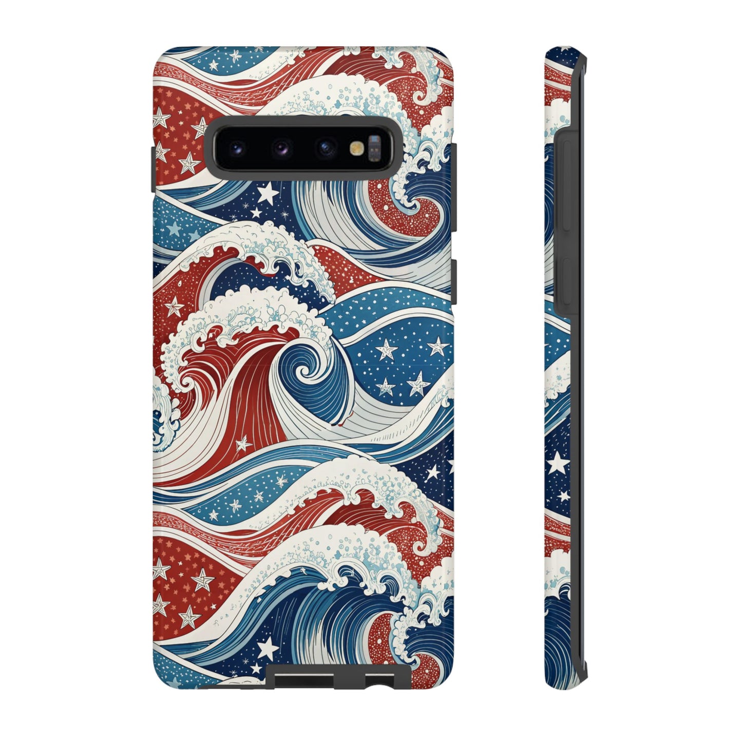 Patriotic Waves Samsung Tough Case Phone Case
