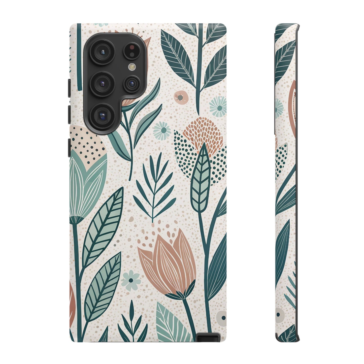 Swedish Inspired Floral Design Samsung Phone Case