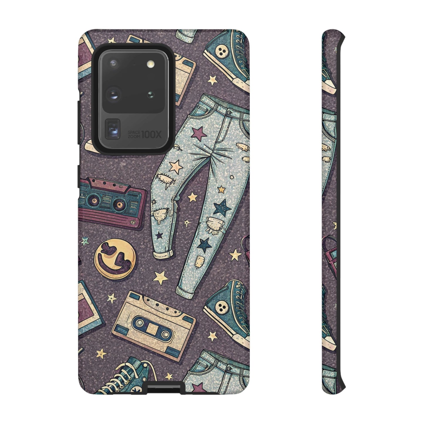 90s Cassette Collage Samsung Tough Phone Case
