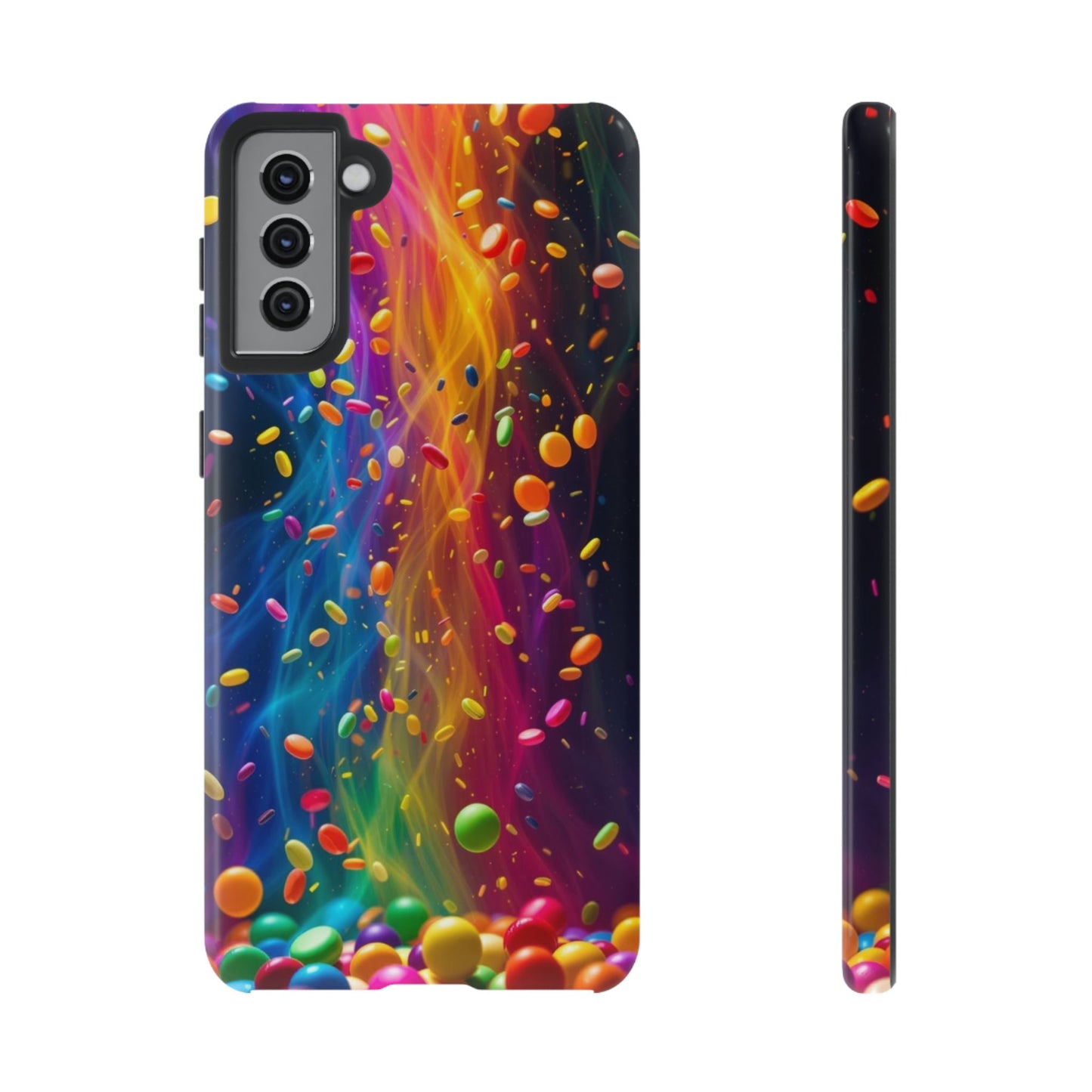 Rainbow Candy Rain Tough Phone Case