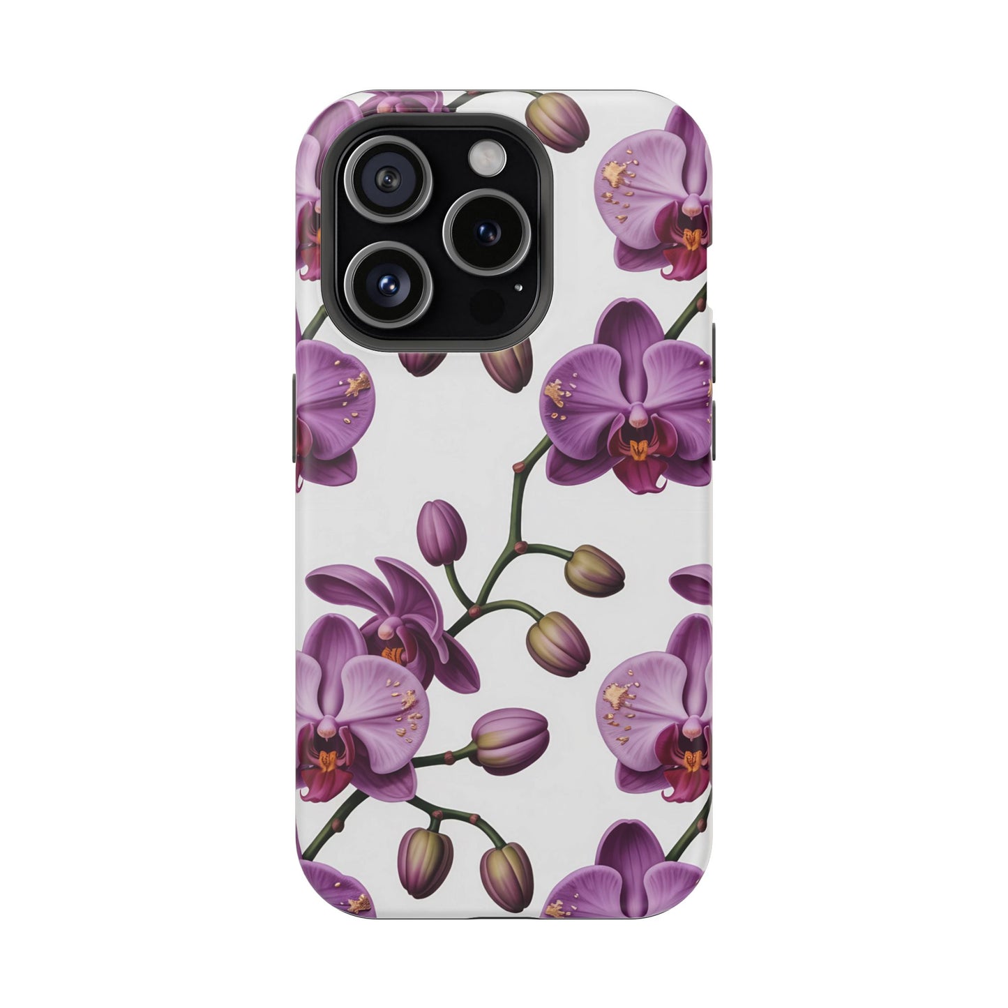 Purple Orchid Design iPhone Tough Case