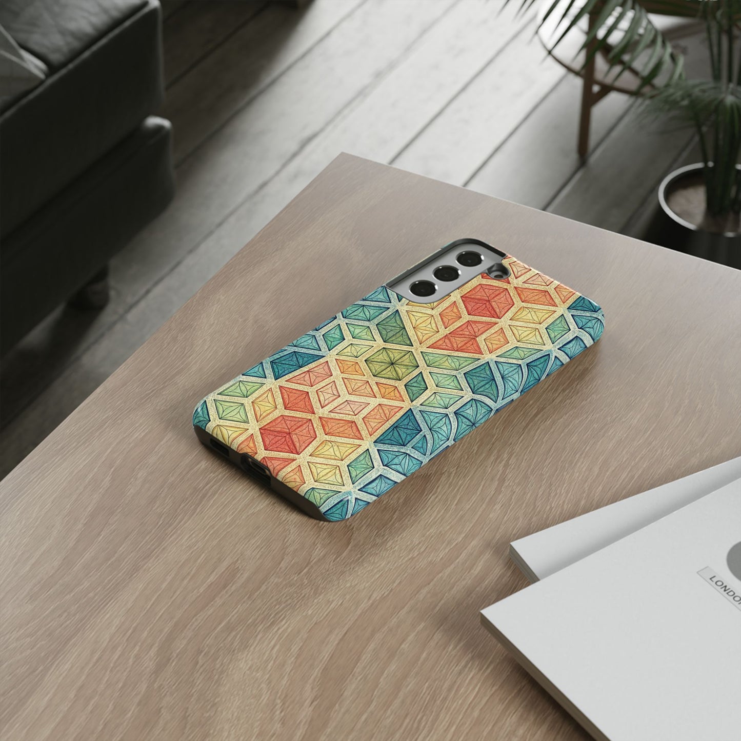 Colorful Fractal Samsung Tough Cases