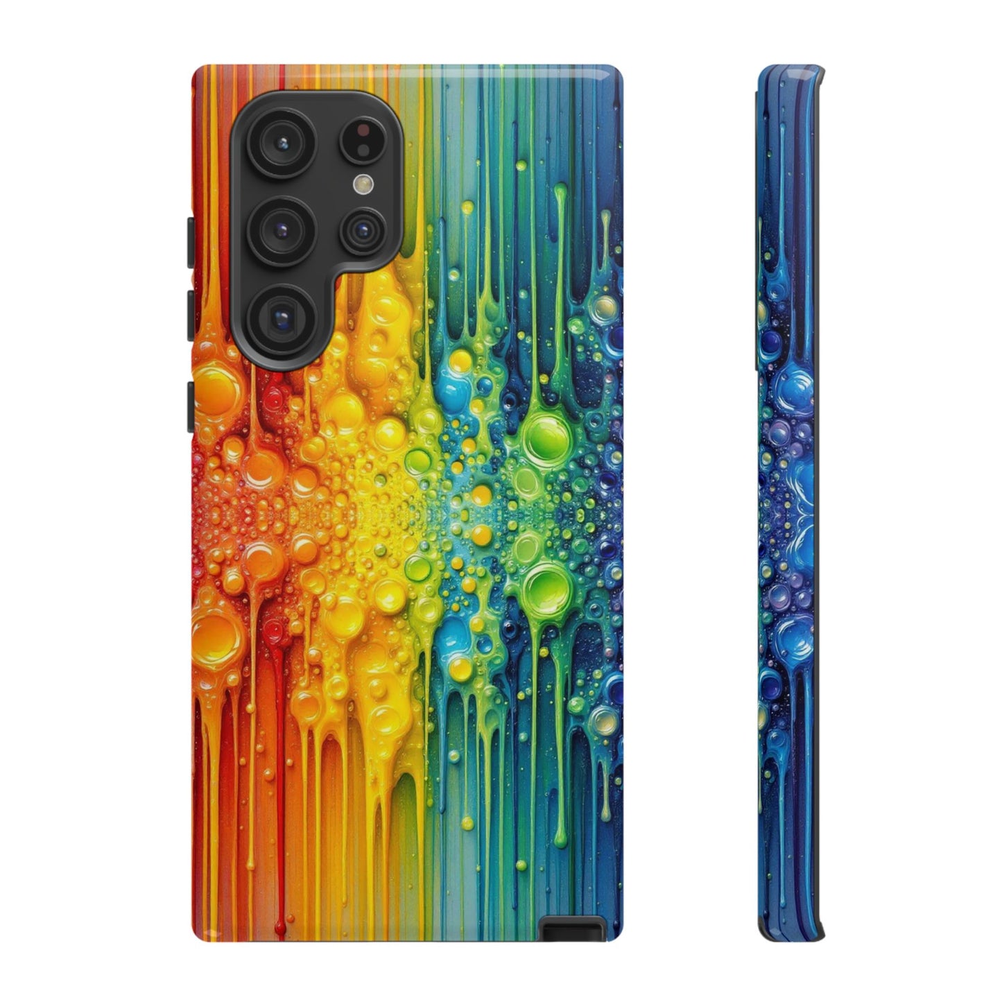 Rainbow Paint Splash Samsung Tough Case