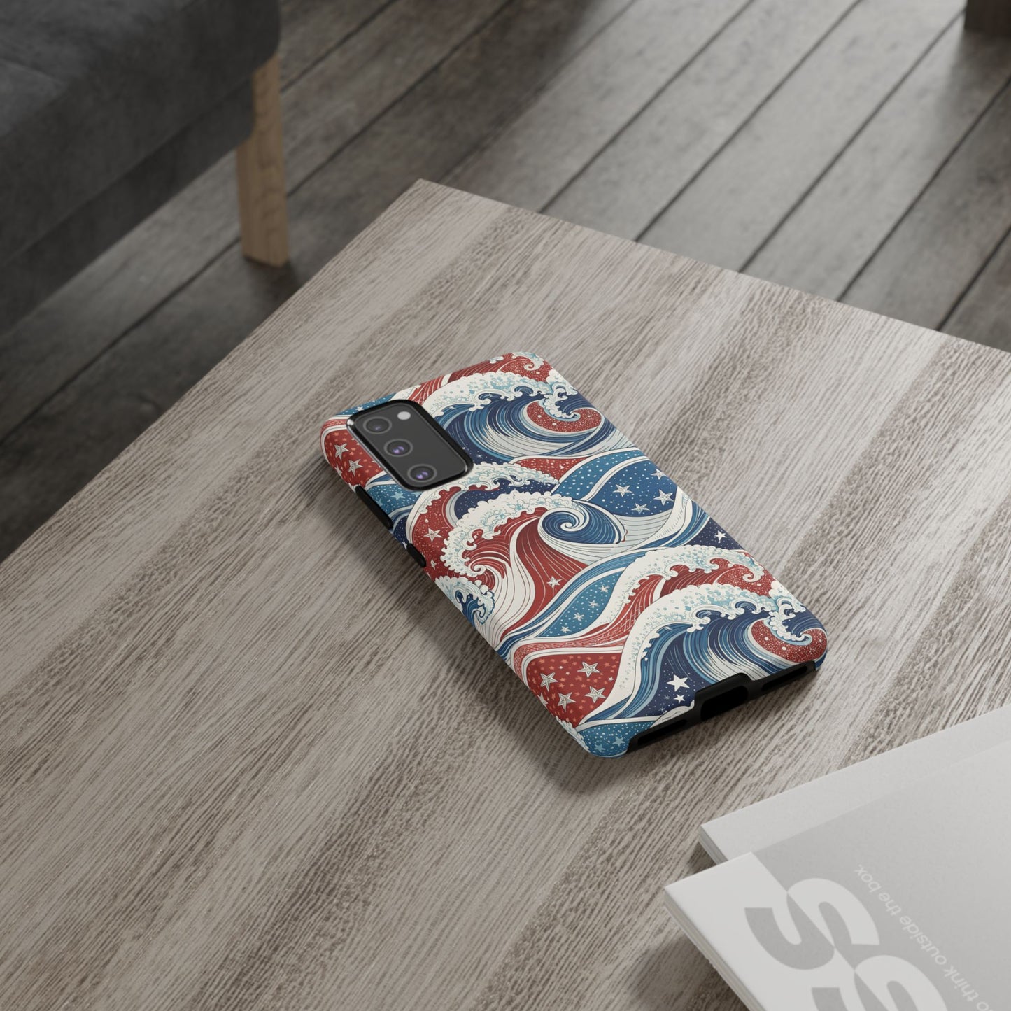 Patriotic Waves Samsung Tough Case Phone Case