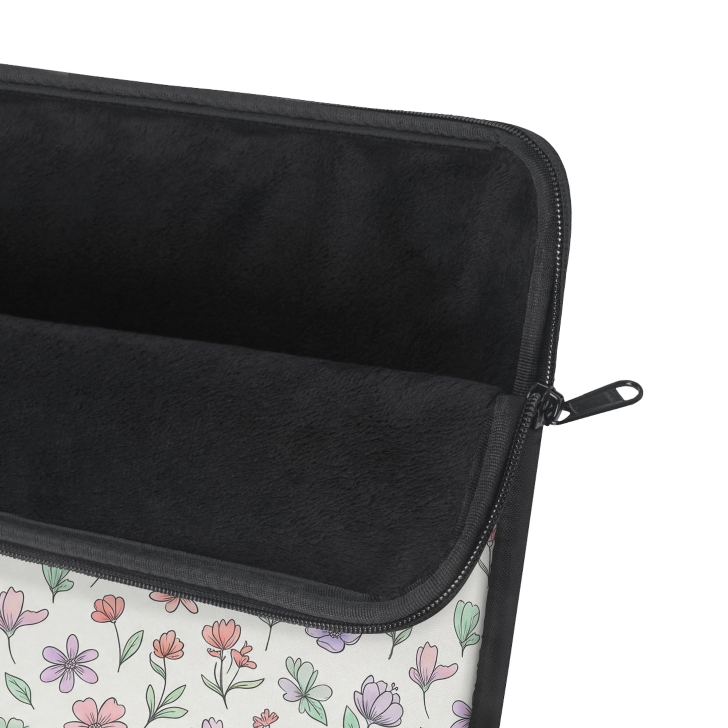 Floral Art Laptop Sleeve — Artistic Botanical Laptop Case