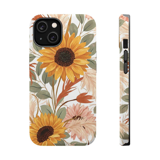 Spring Sunflower iPhone Case — Magnetic Impact-Resistant Protection