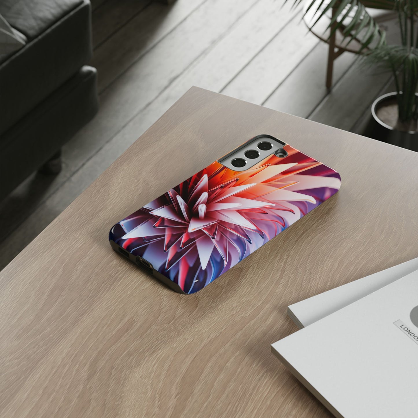 Glass Flower Inspired Tough Cases Samsung Phone Case