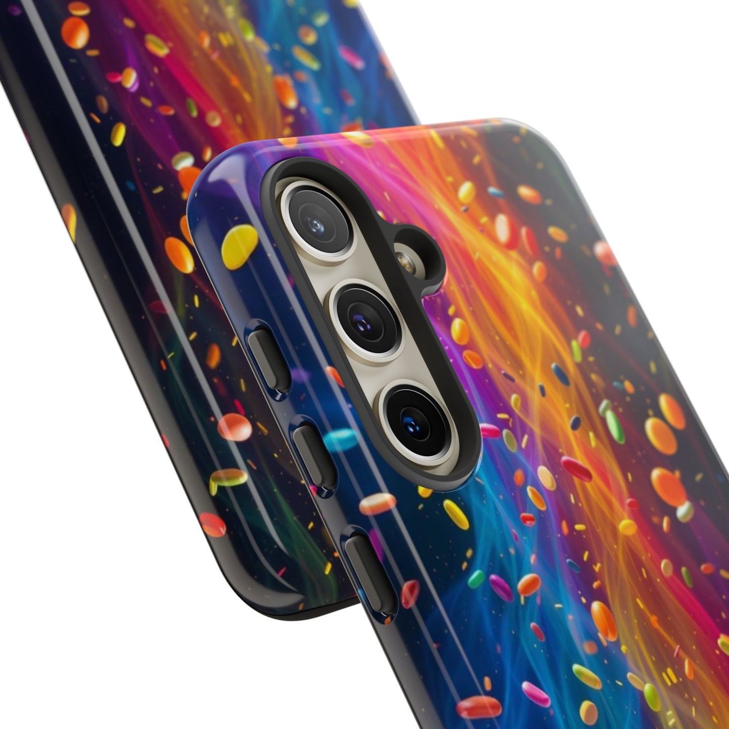 Rainbow Candy Rain Tough Phone Case