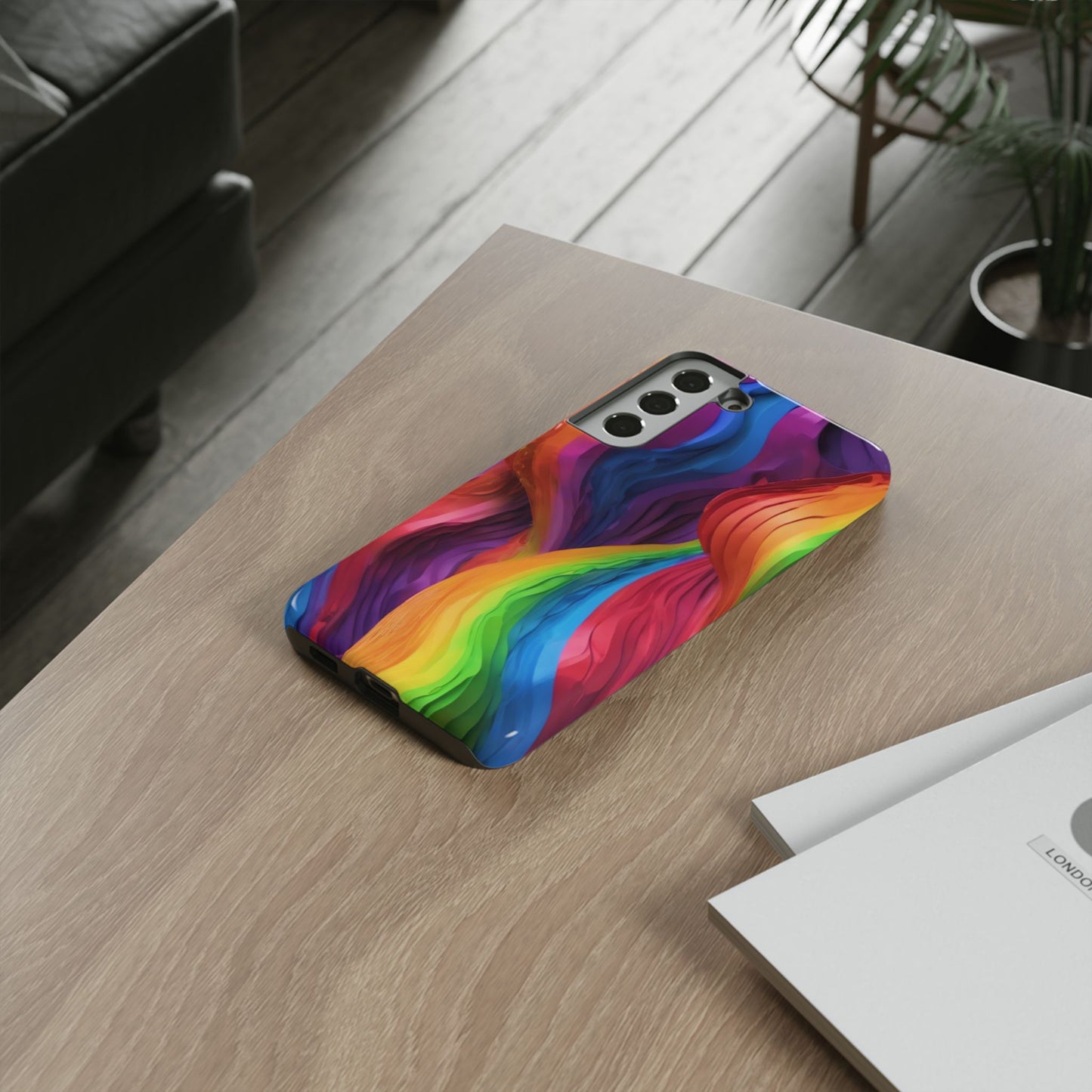 Rainbow Waterfall Samsung Tough Case