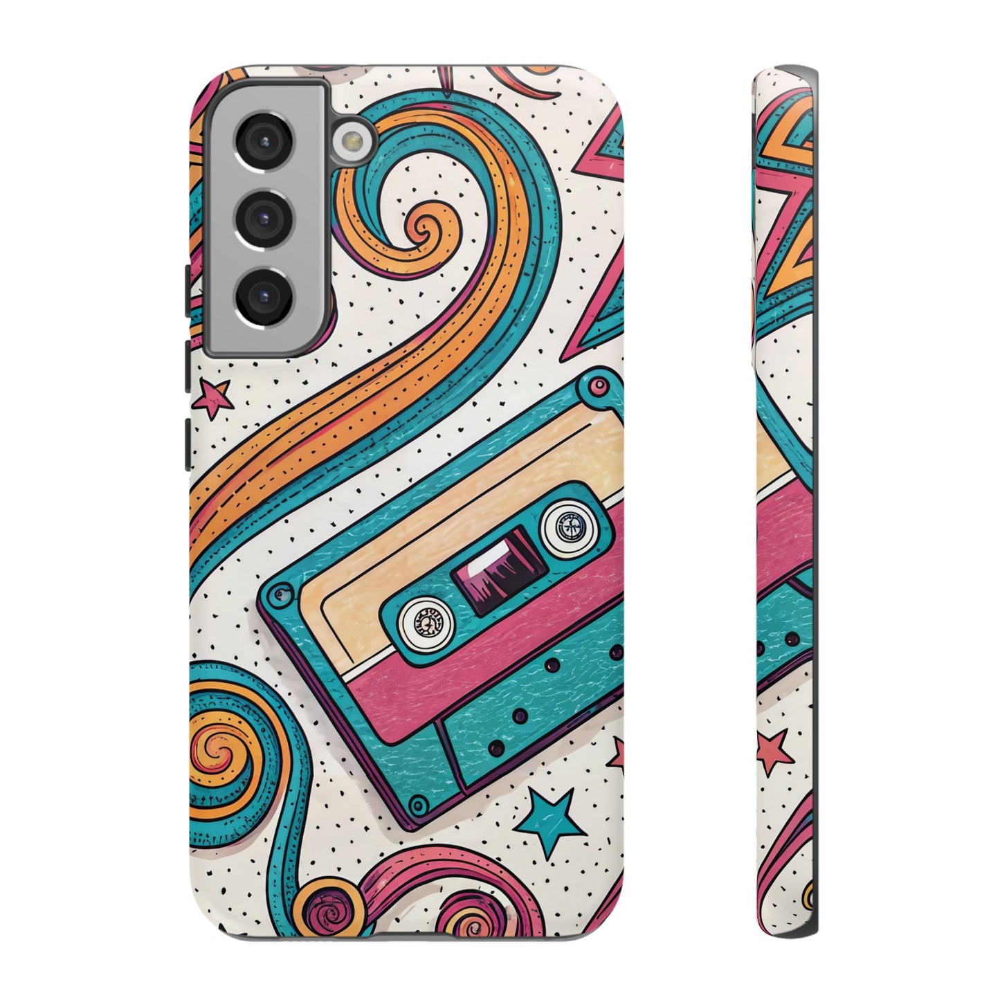 Retro Cassette Samsung Tough Phone Case