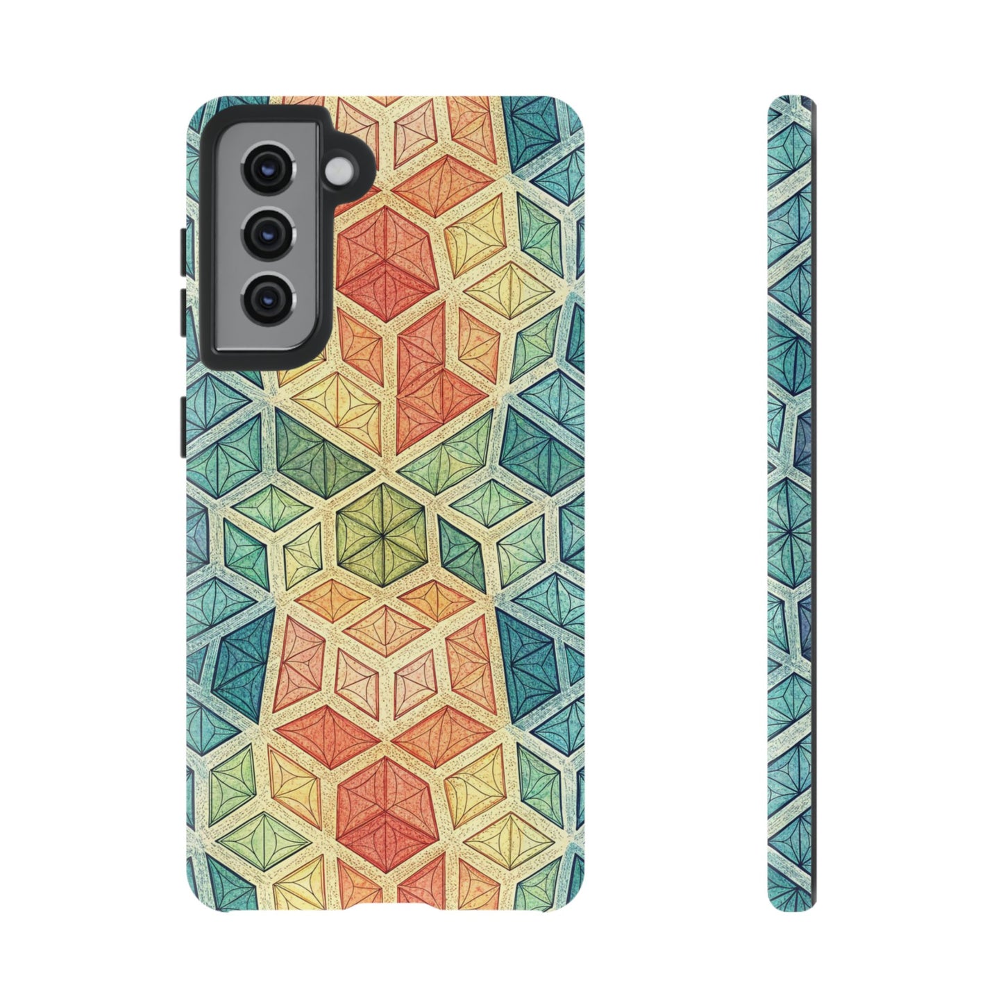 Colorful Fractal Samsung Tough Cases