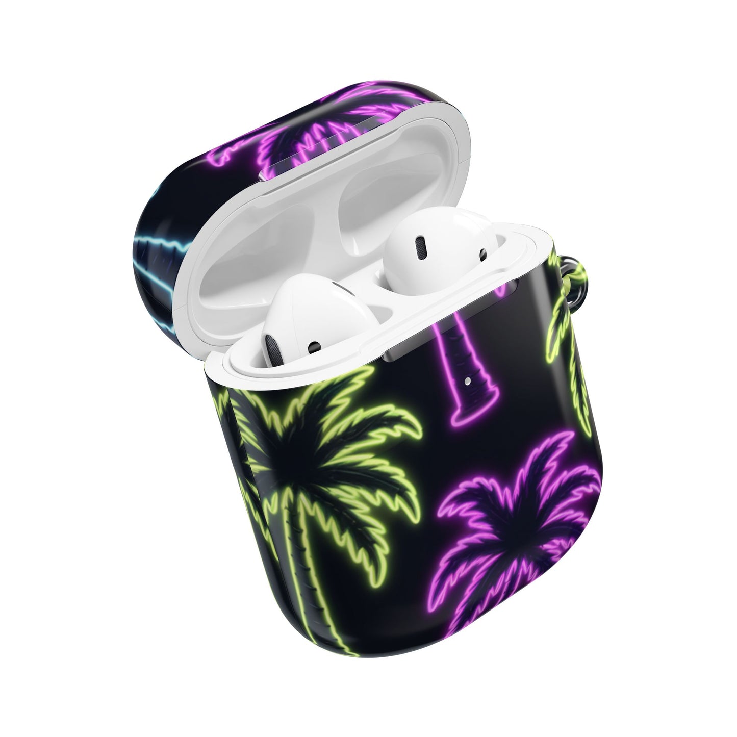 Neon Palm Trees AirPod Case