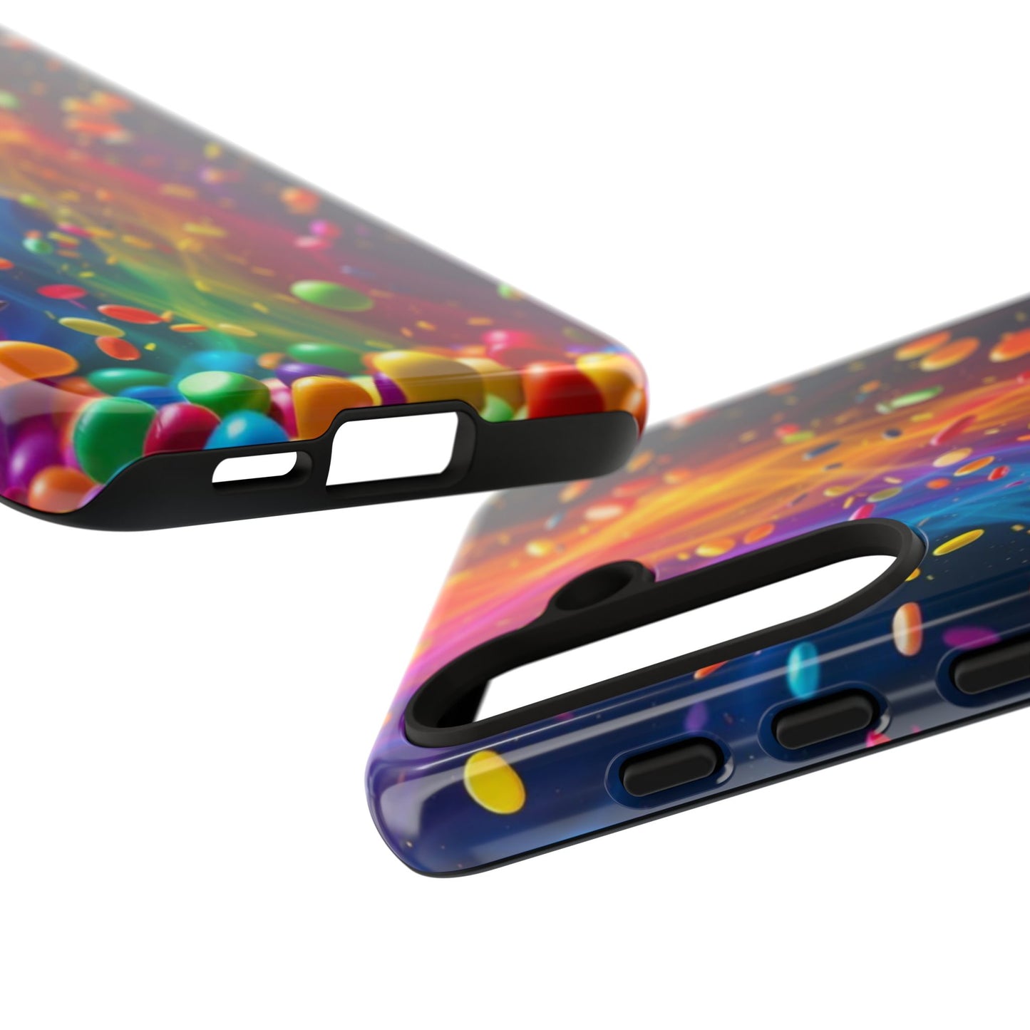 Rainbow Candy Rain Tough Phone Case