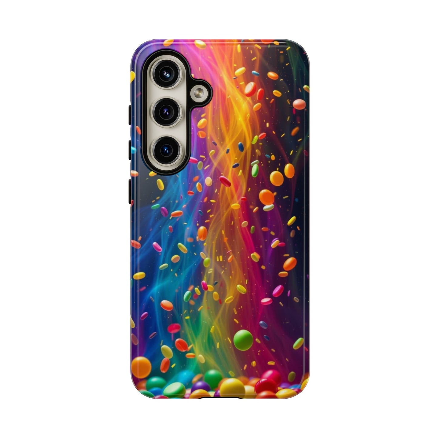 Rainbow Candy Rain Tough Phone Case