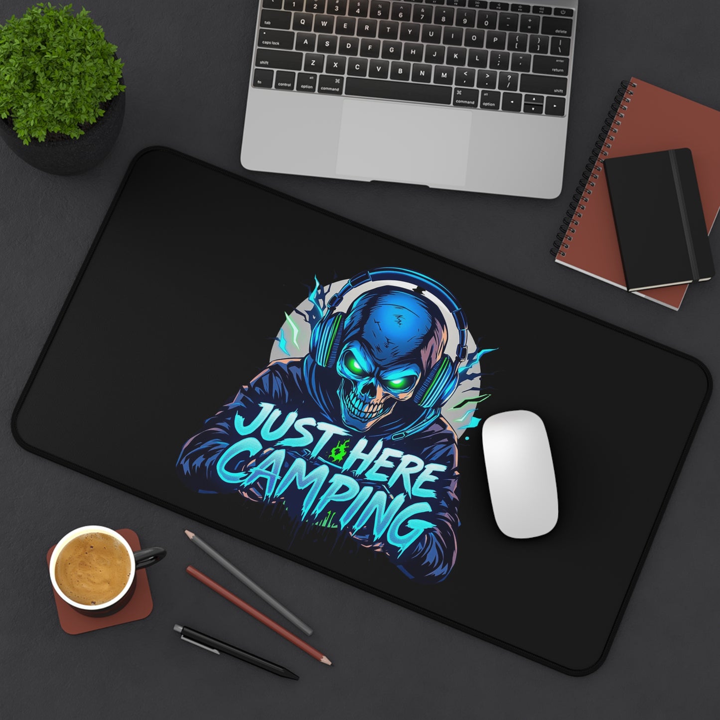 Desk Mat - Just Here Camping Desk Mat