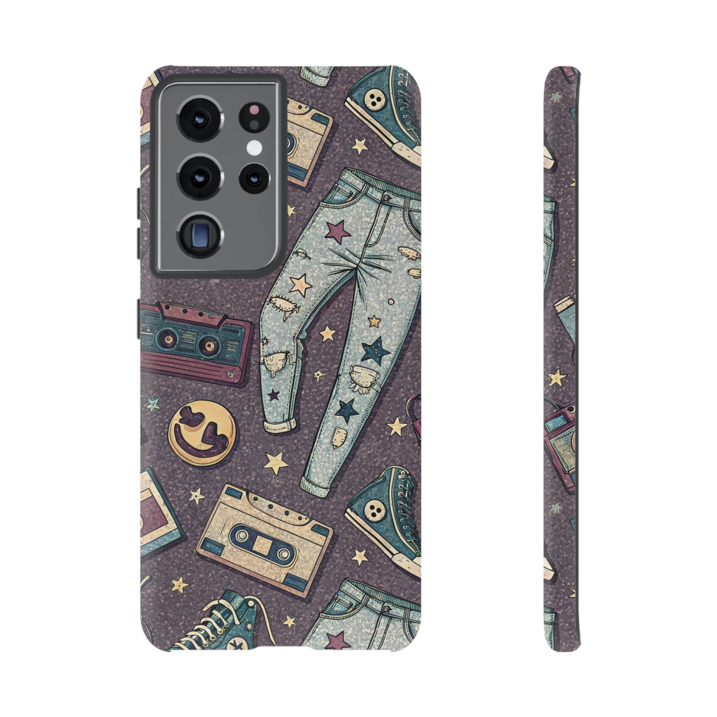 90s Cassette Collage Samsung Tough Phone Case