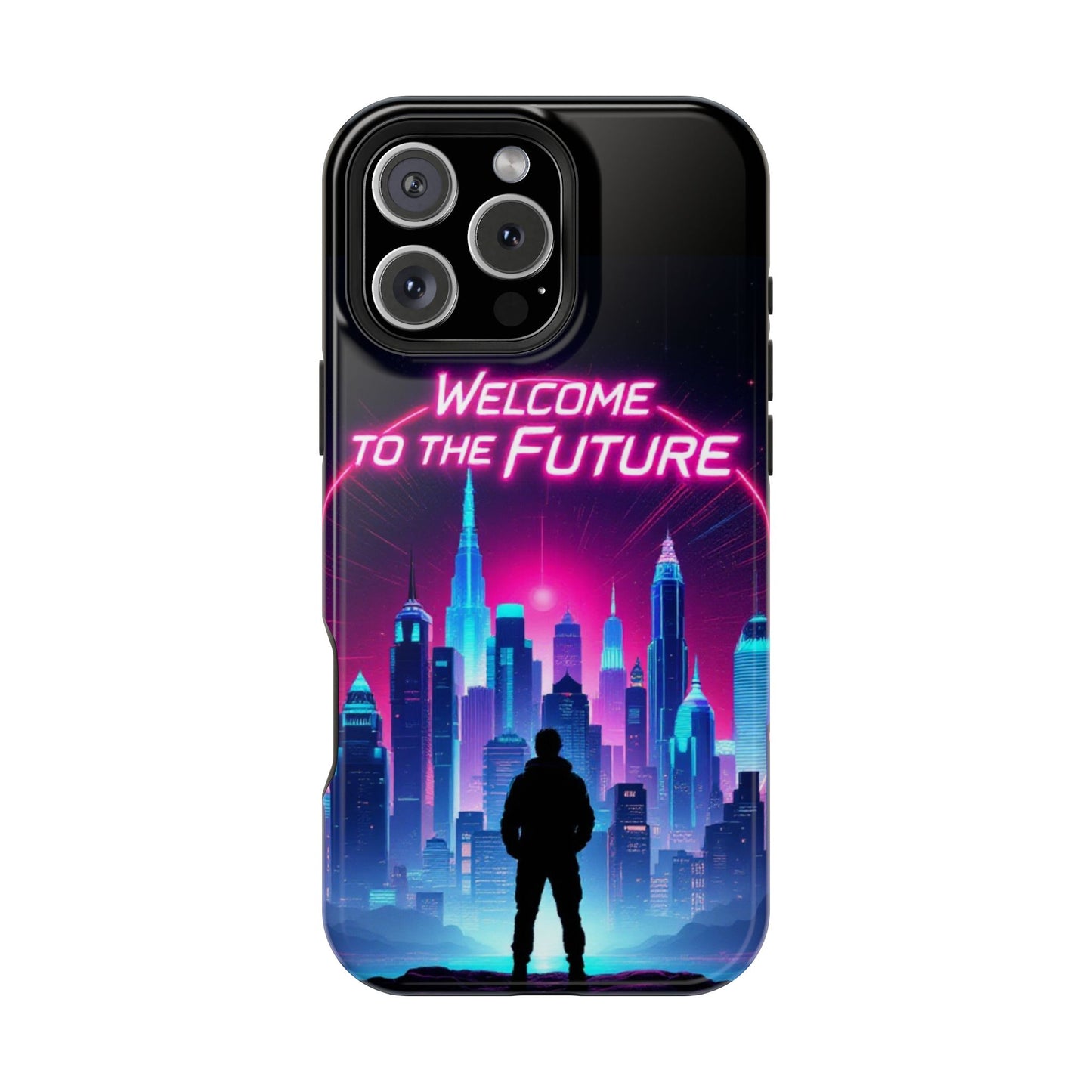 Welcome to the Future Graphic Tough iPhone Case