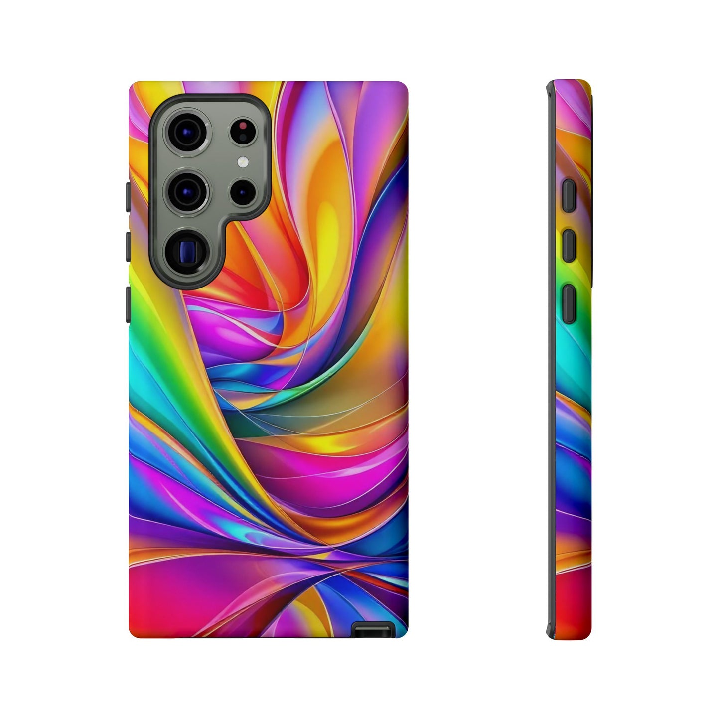 Deconstructed Rainbow Wave Samsung Tough Case