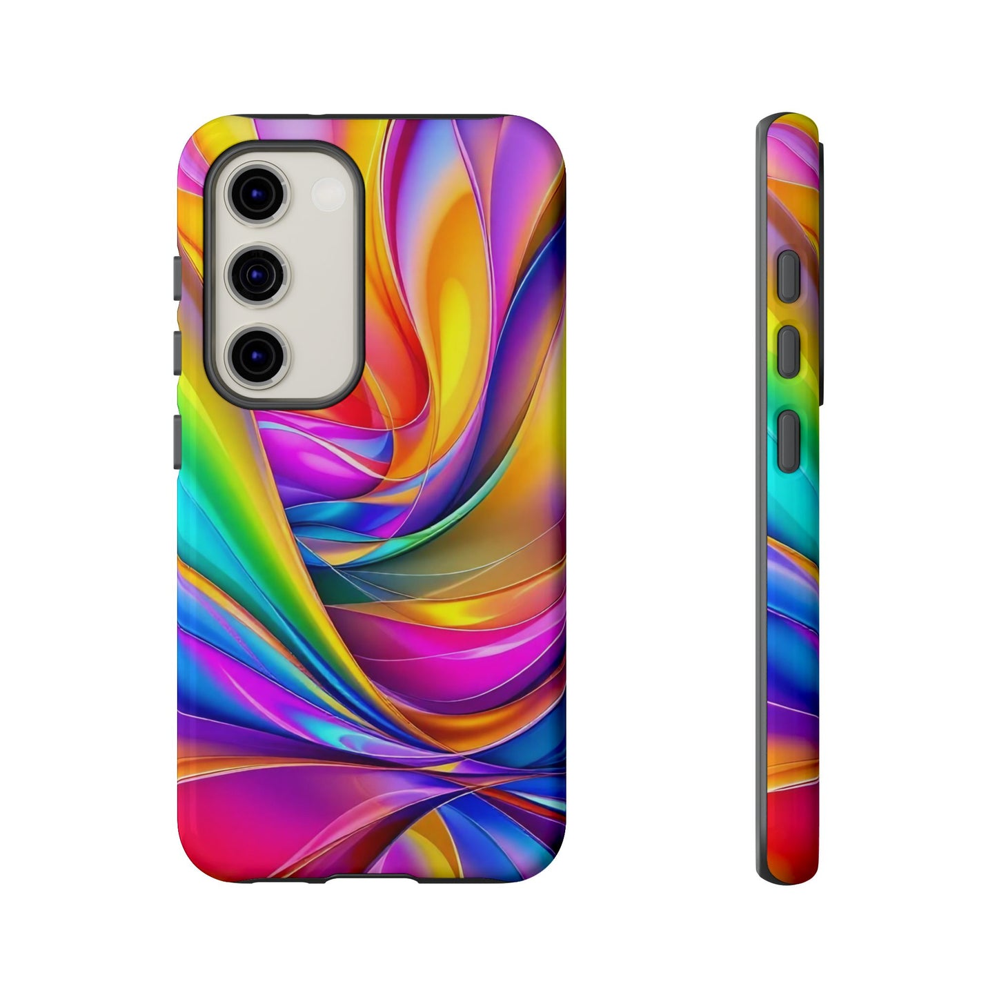 Deconstructed Rainbow Wave Samsung Tough Case