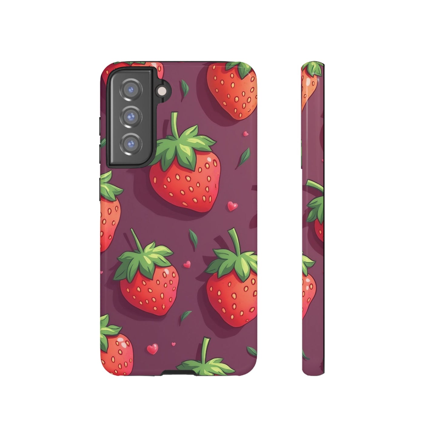 Strawberry Design Samsung Tough Phone Case
