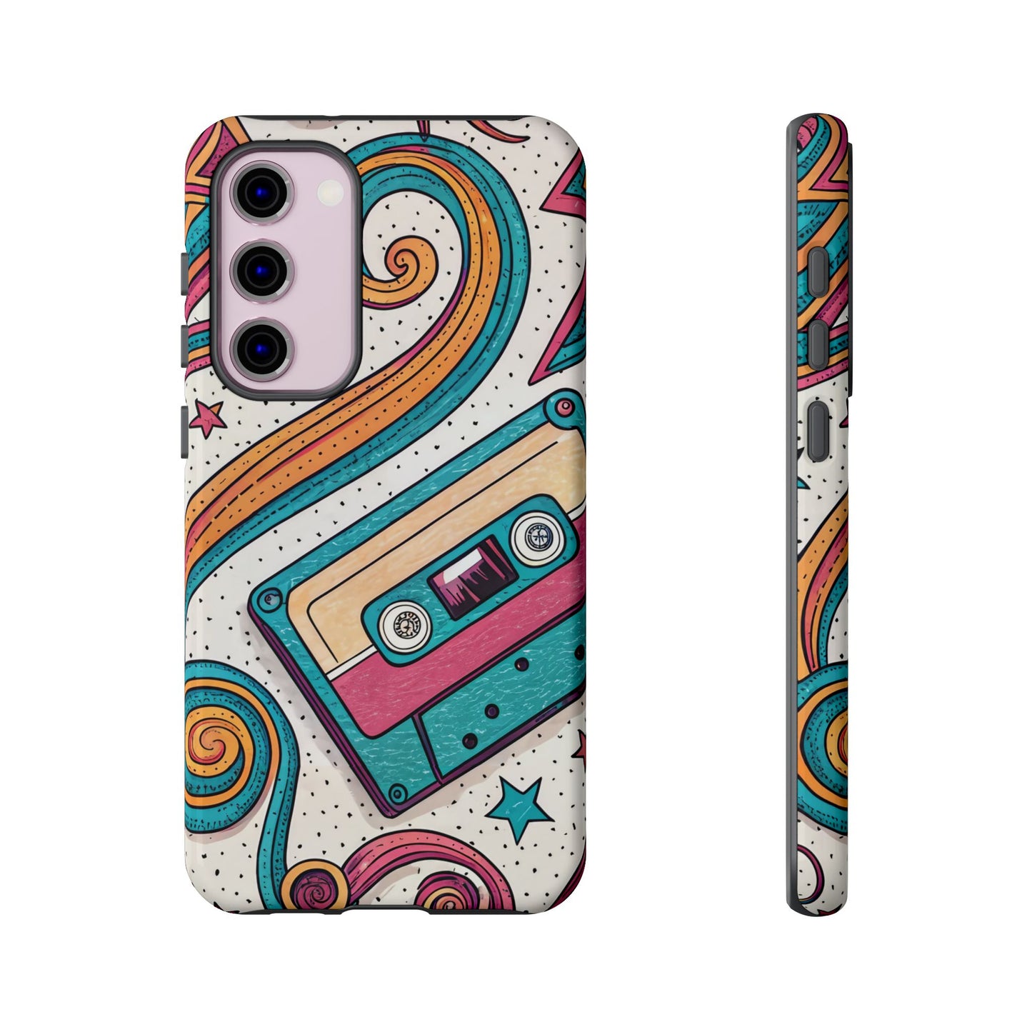 Retro Cassette Samsung Tough Phone Case