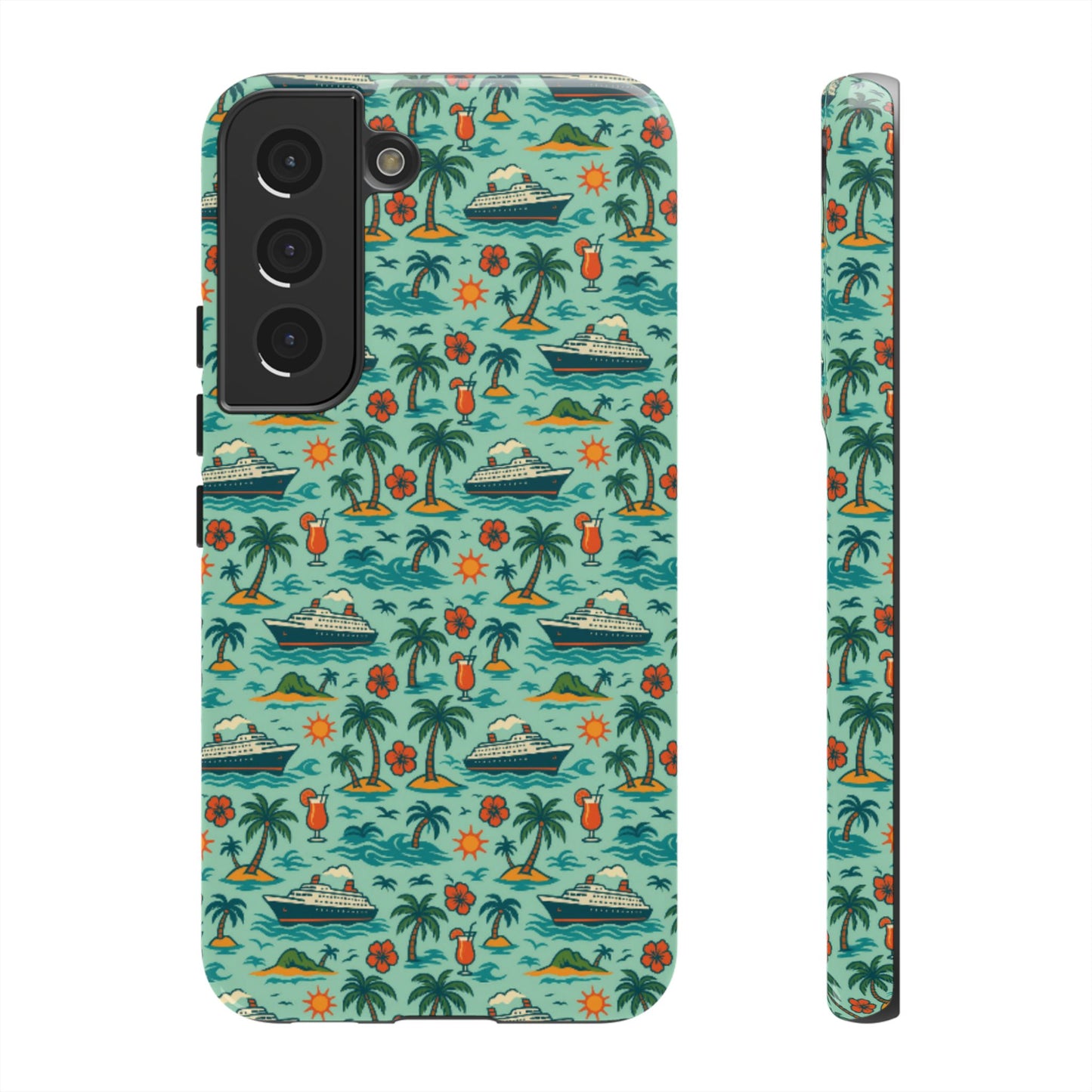 Tropical Cruise Design Samsung Phone Case