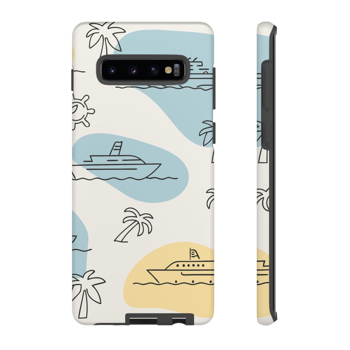 Retro Cruise Vacation Samsung Tough Phone Case