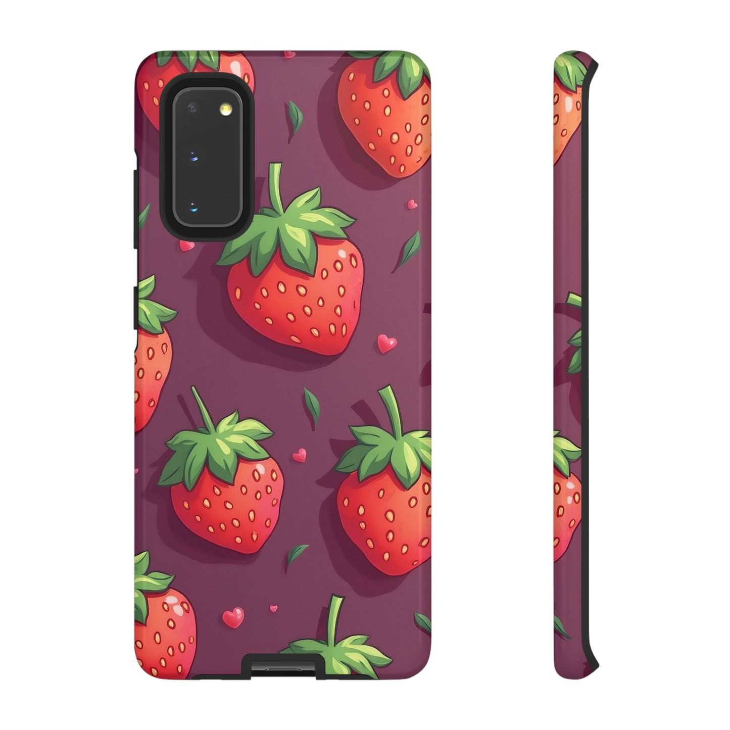 Strawberry Design Samsung Tough Phone Case