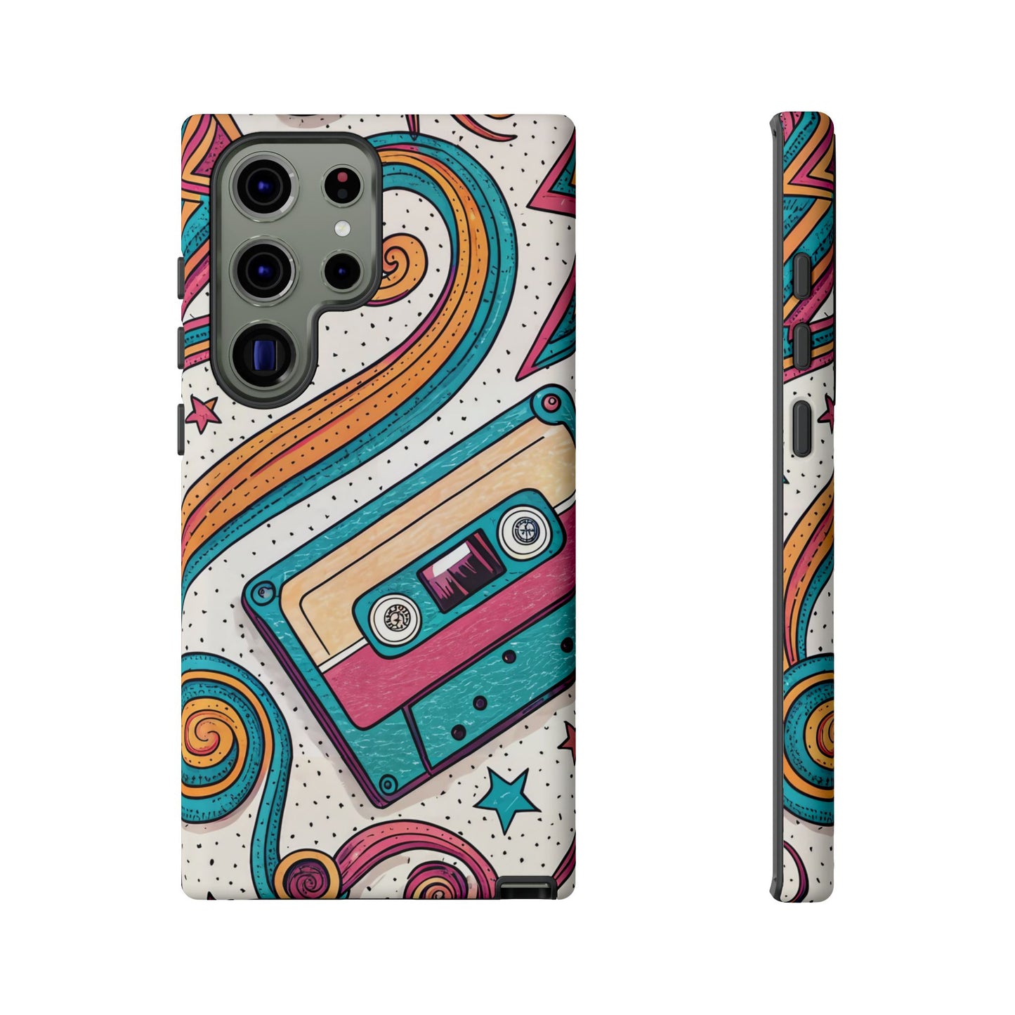 Retro Cassette Samsung Tough Phone Case