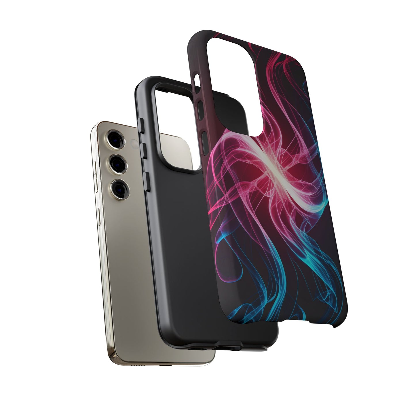 Red, White and Blue Swirl Samsung Phone Case