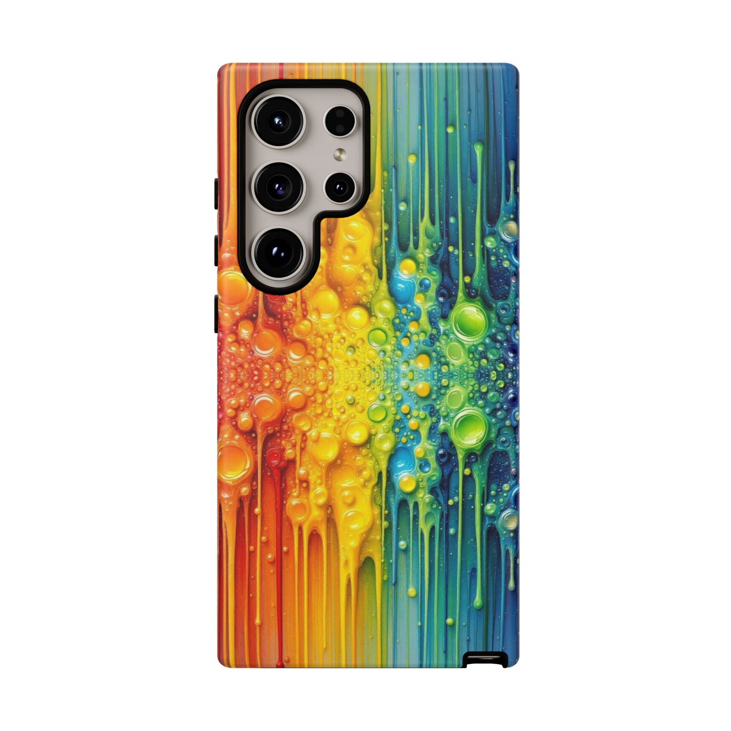 Rainbow Paint Splash Samsung Tough Case