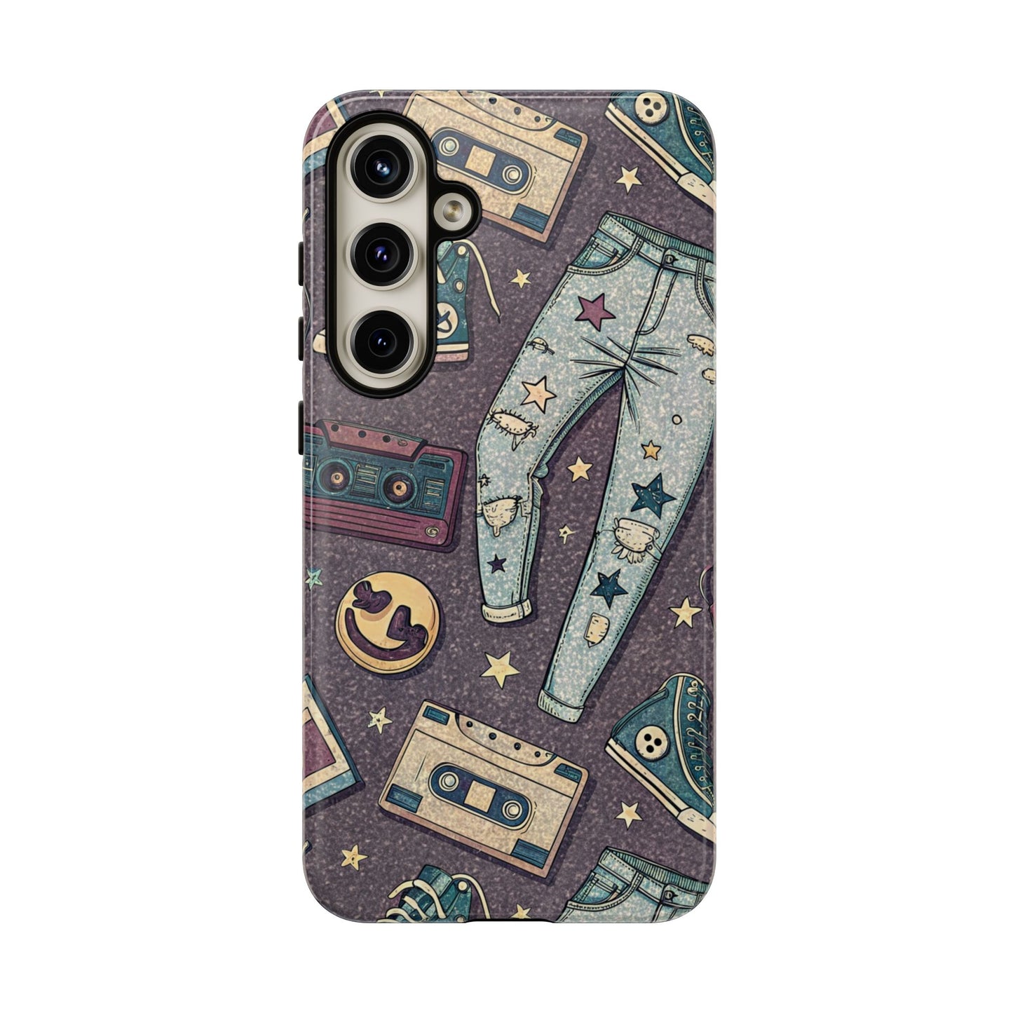 90s Cassette Collage Samsung Tough Phone Case